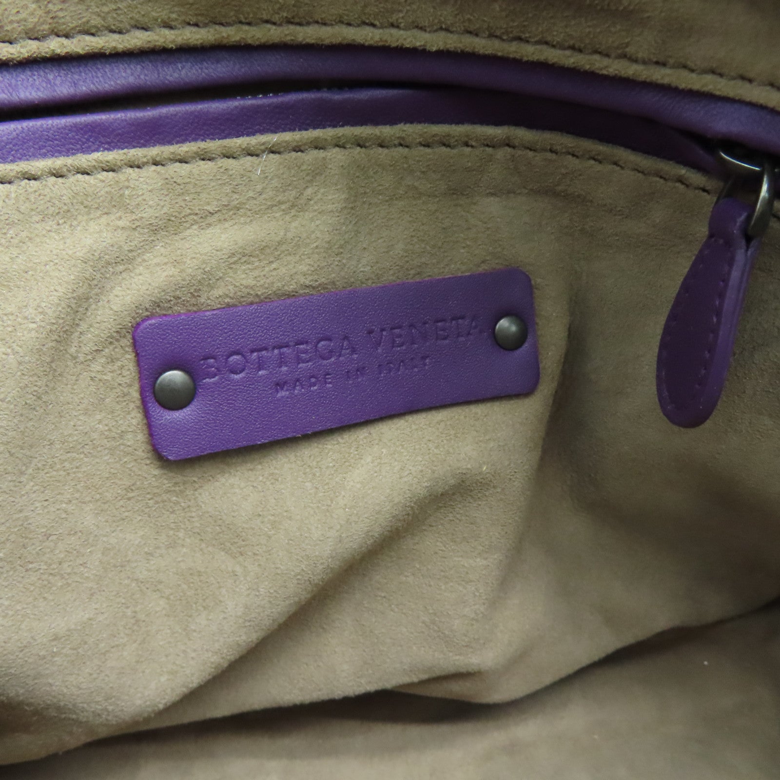 BOTTEGA VENETA 羊皮皮革Shoulder Bag肩背袋紫色