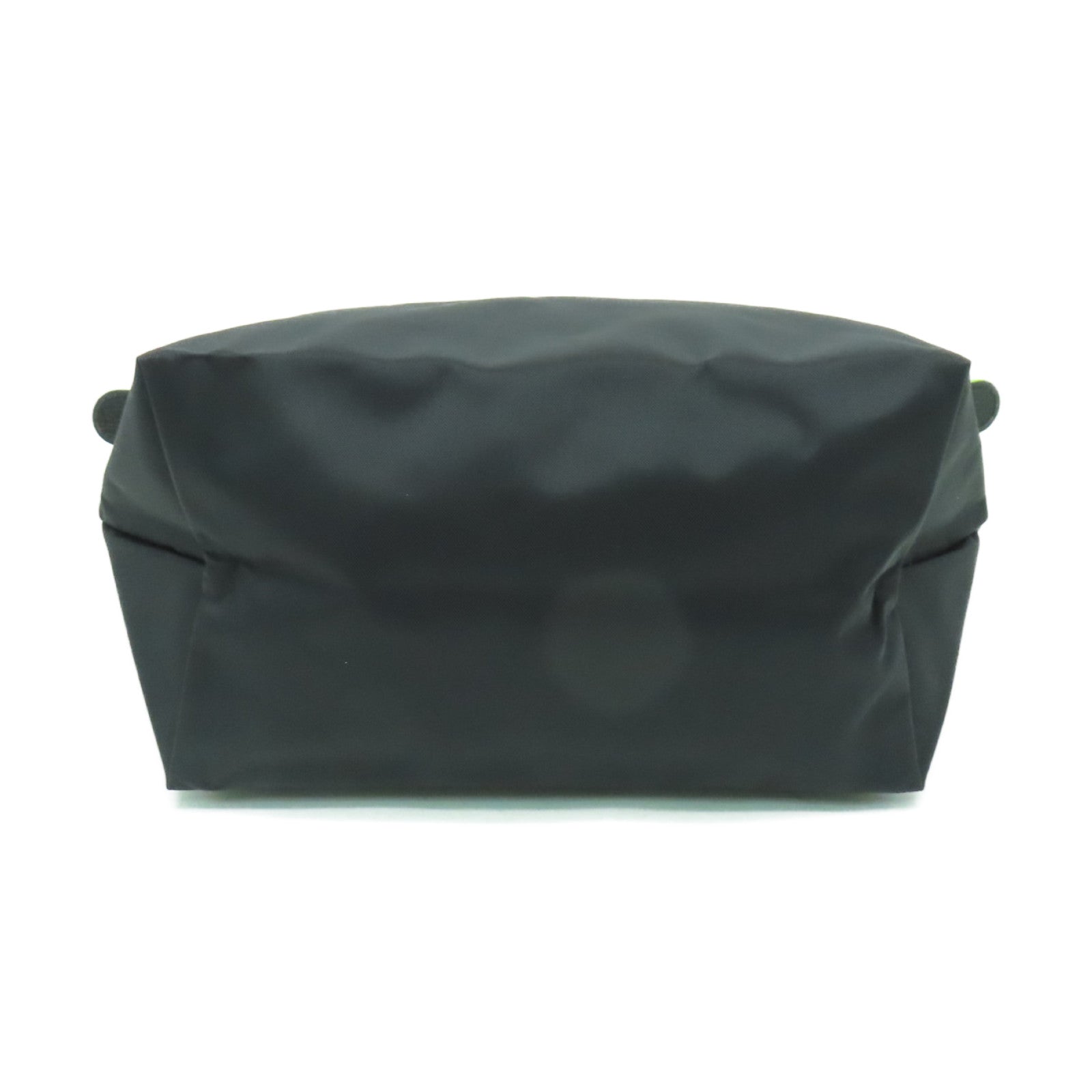 Longchamp 尼龍Handbag銀扣手挽袋黑色