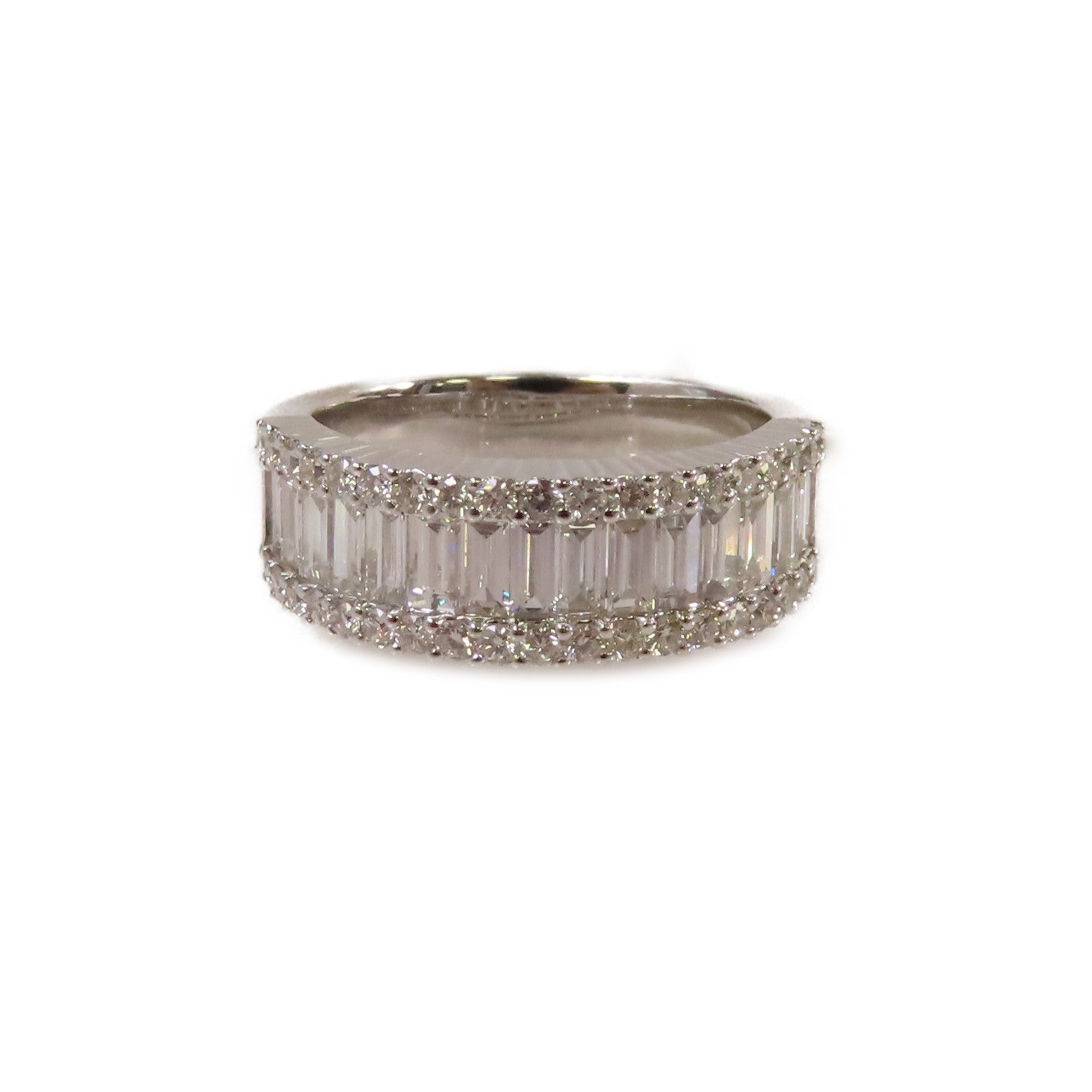 JEWELRY 18K白金/1.21ct/0.55ct鑽石Diamond Ring戒指US#7.5