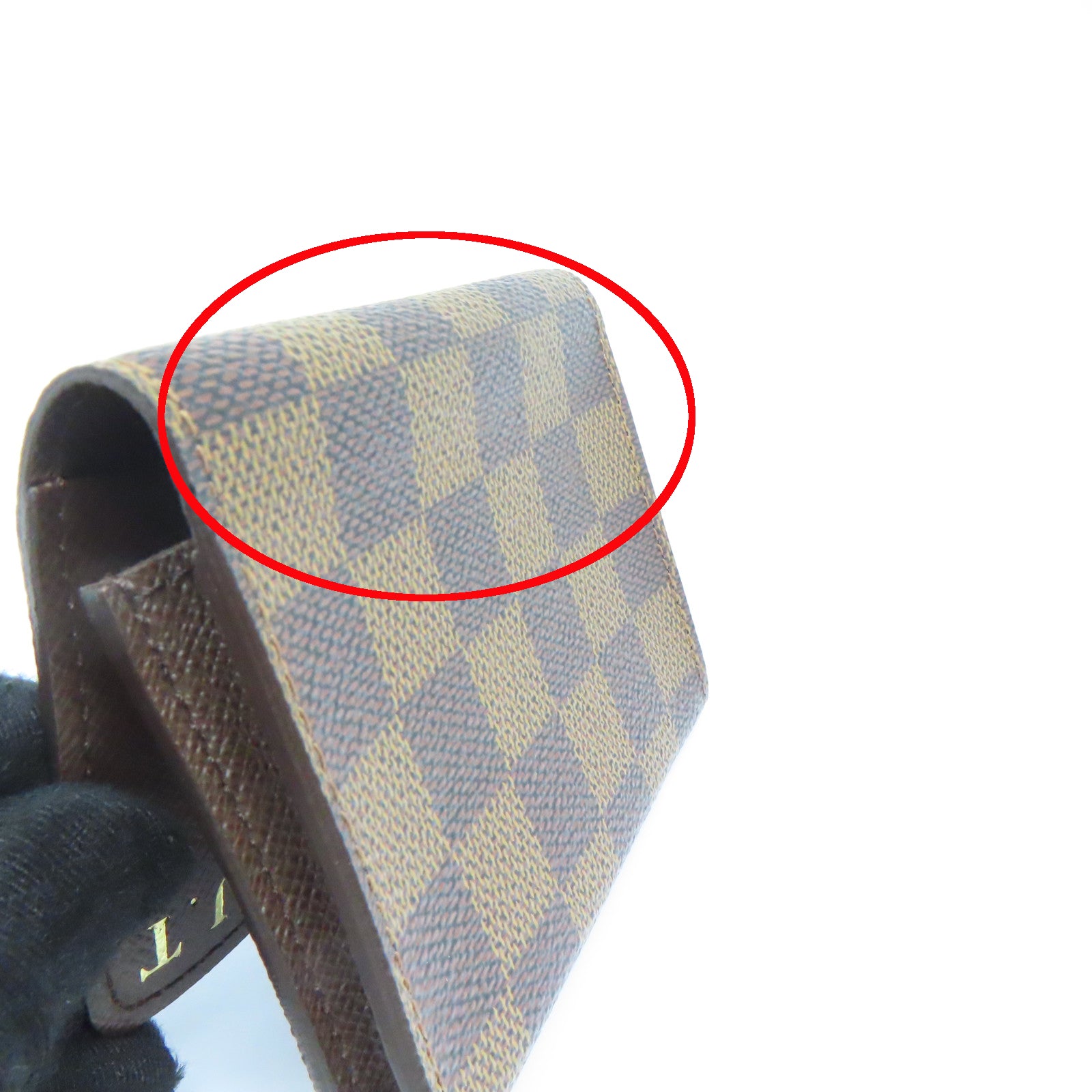 LOUIS VUITTON Damier Card Case卡片套啡色
