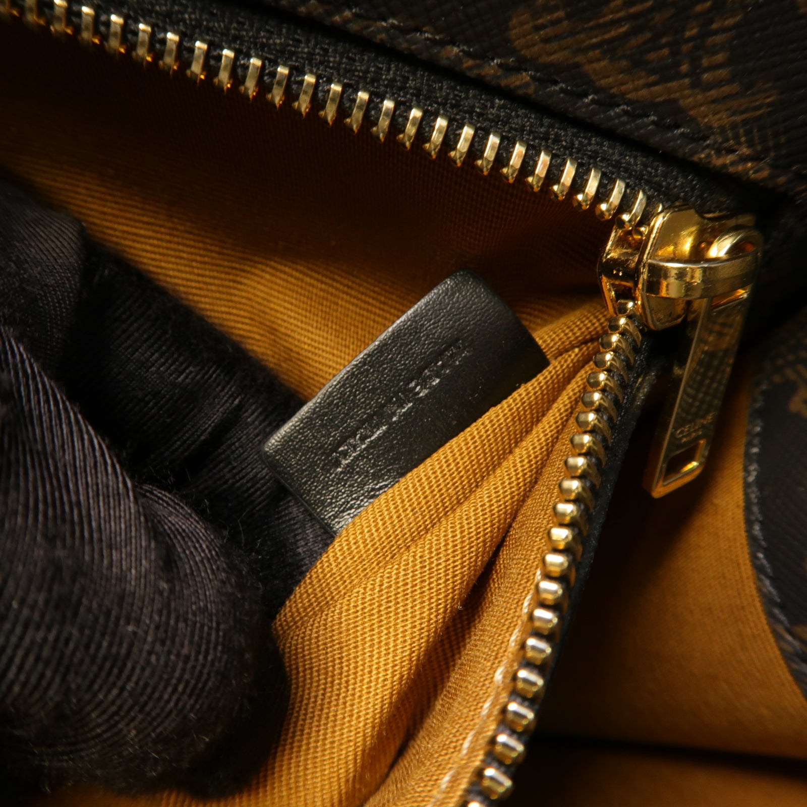 CELINE 塗層帆布Medium Vertical Cabas金扣手挽肩背兩用袋棕色