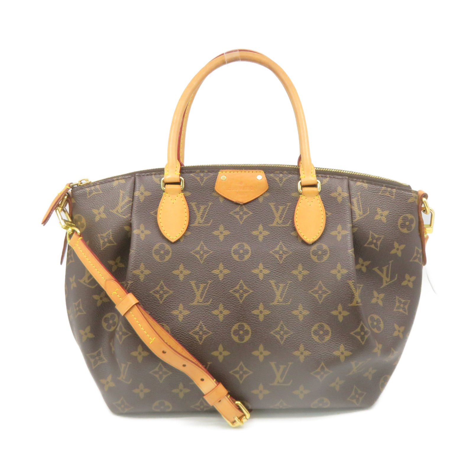 LOUIS VUITTON Monogram Turenne MM 2Way Shoulder Bag手挽肩背兩用袋啡色