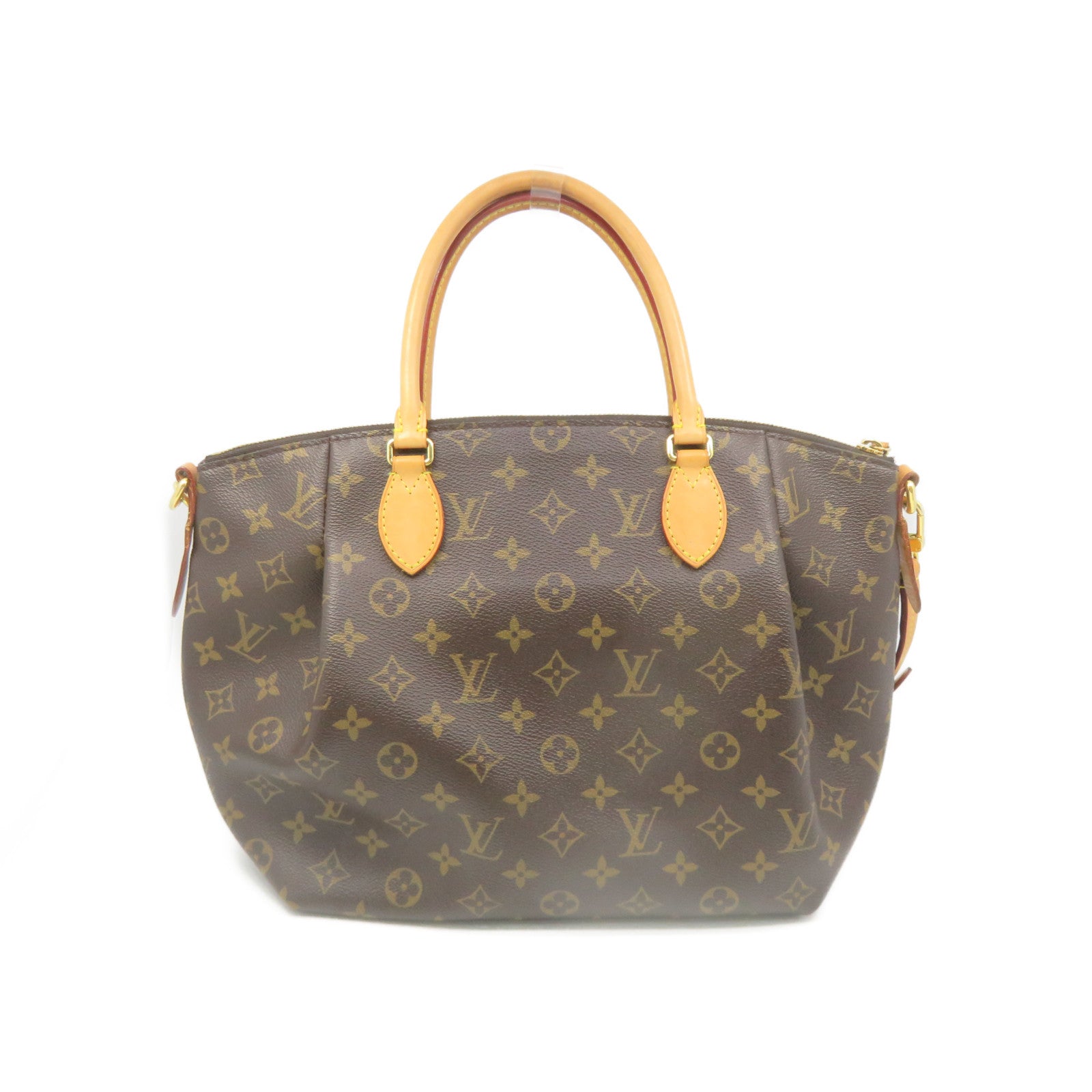 LOUIS VUITTON Monogram Turenne MM 2Way Shoulder Bag手挽肩背兩用袋啡色