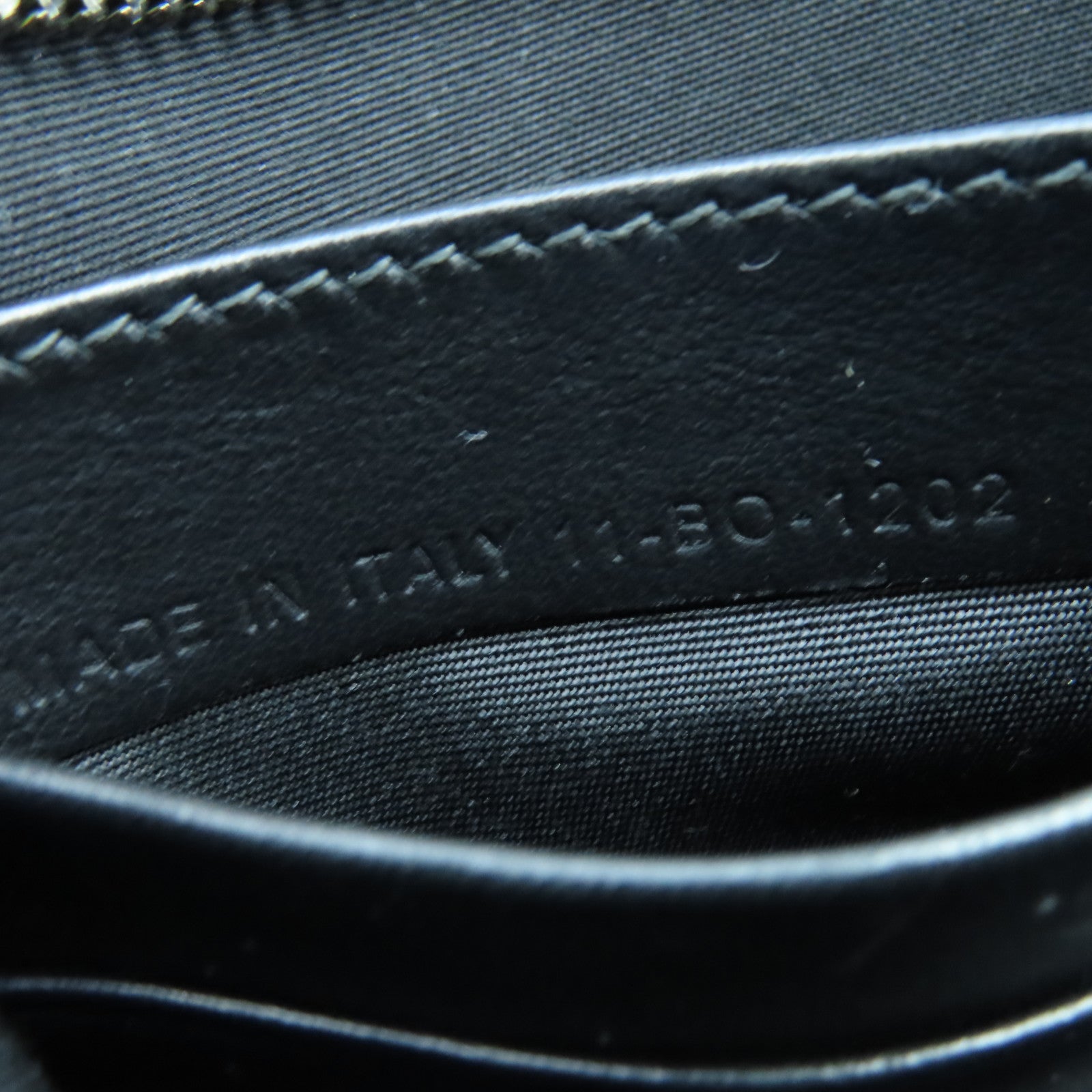 Dior Canvas Pouch With Strap Silver Button Shoulder Bag Black