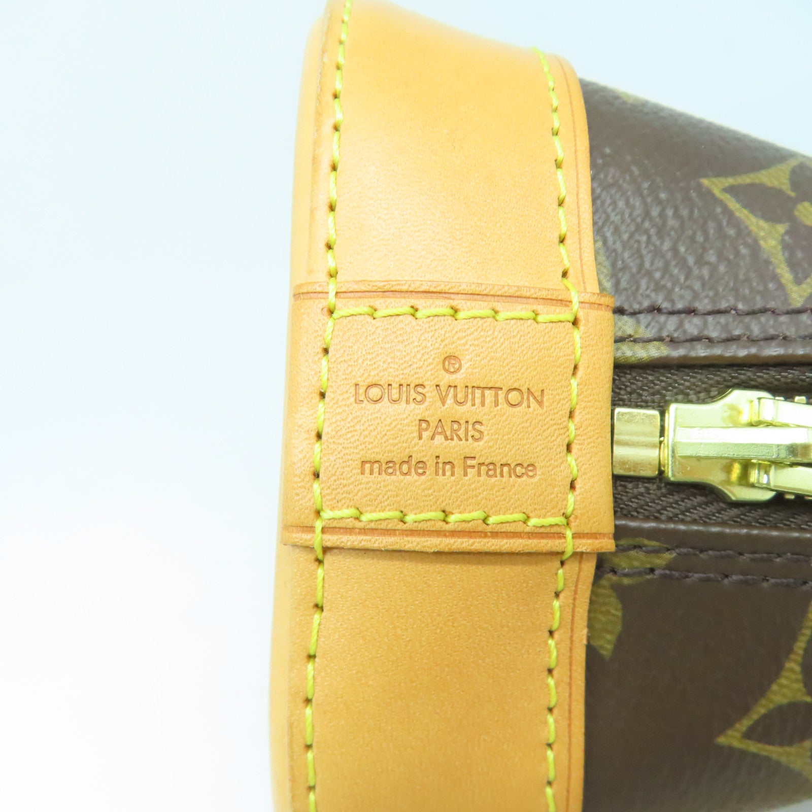 LOUIS VUITTON Monogram Alma BB金扣手挽肩背兩用袋啡色
