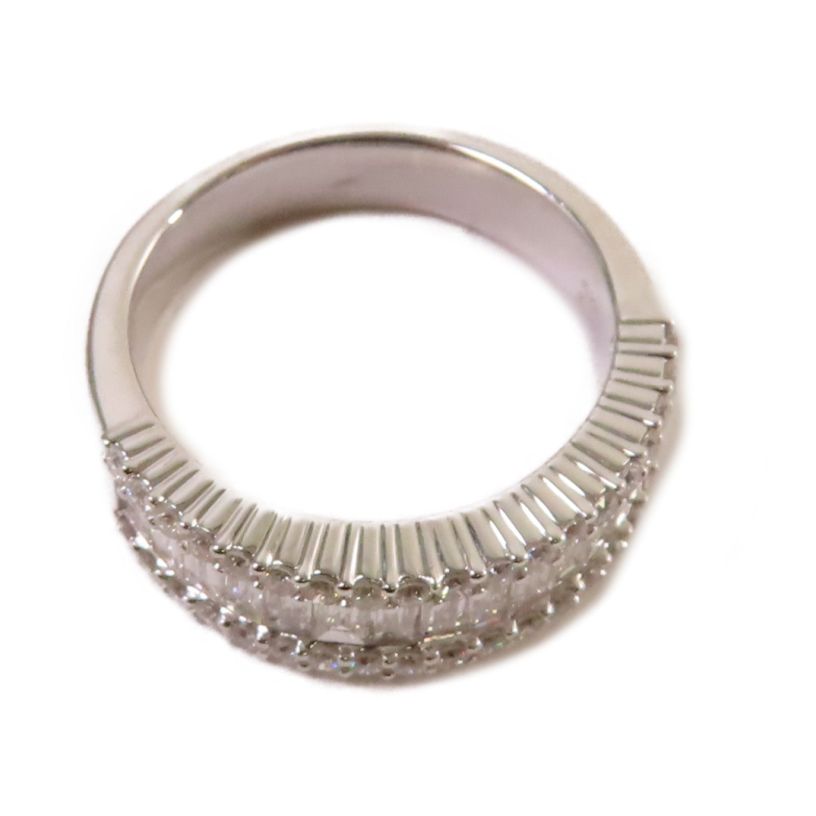 JEWELRY 18K白金/1.21ct/0.55ct鑽石Diamond Ring戒指US#7.5