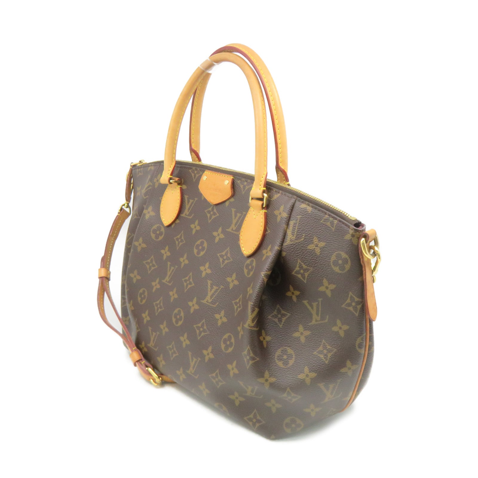 LOUIS VUITTON Monogram Turenne MM 2Way Shoulder Bag手挽肩背兩用袋啡色
