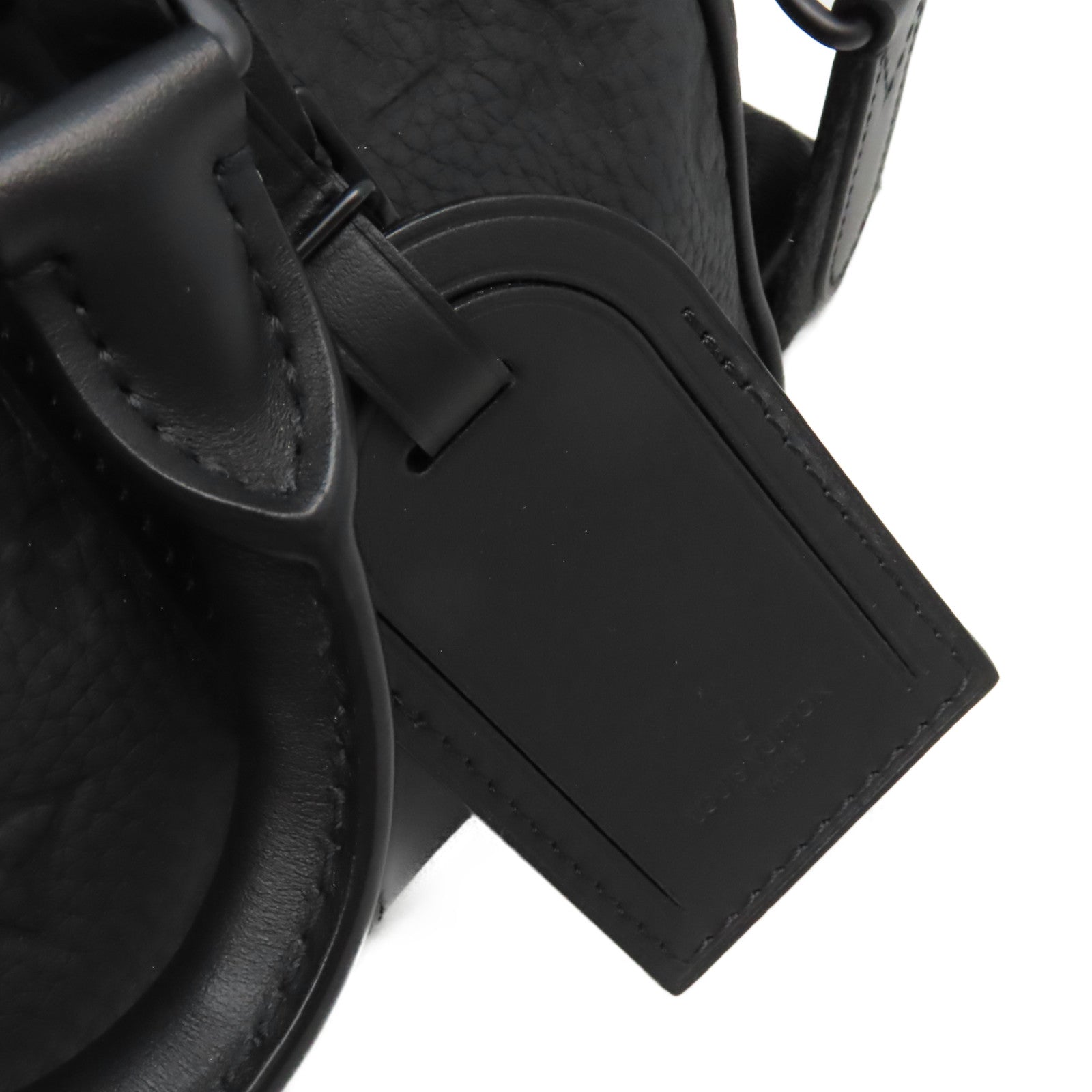 LOUIS VUITTON Monogram Taurillon Keepall Bandouliere 2Way Shoulder Bag手挽肩背兩用袋黑色