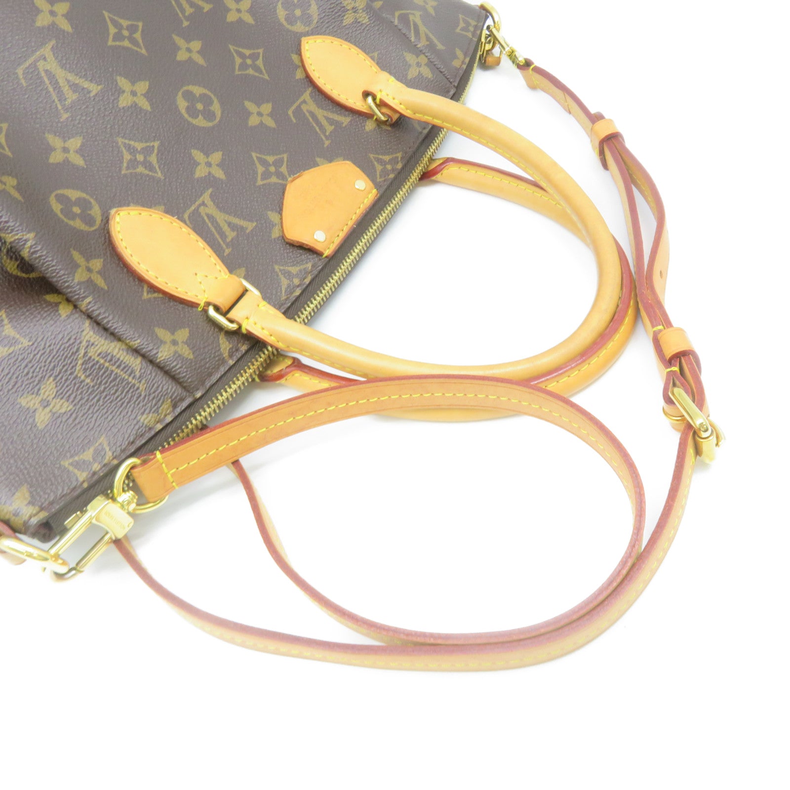 LOUIS VUITTON Monogram Turenne MM 2Way Shoulder Bag手挽肩背兩用袋啡色