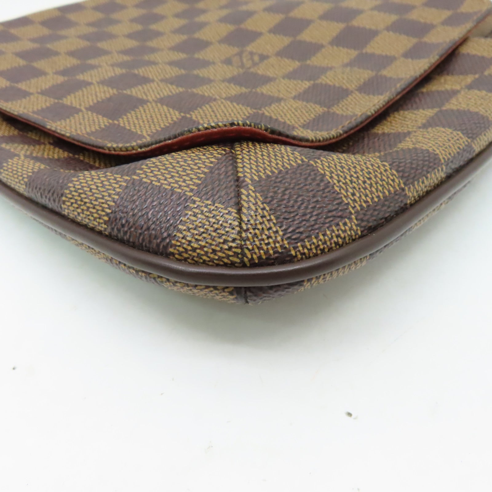 LOUIS VUITTON Damier Musette Salsa金扣肩背袋啡色