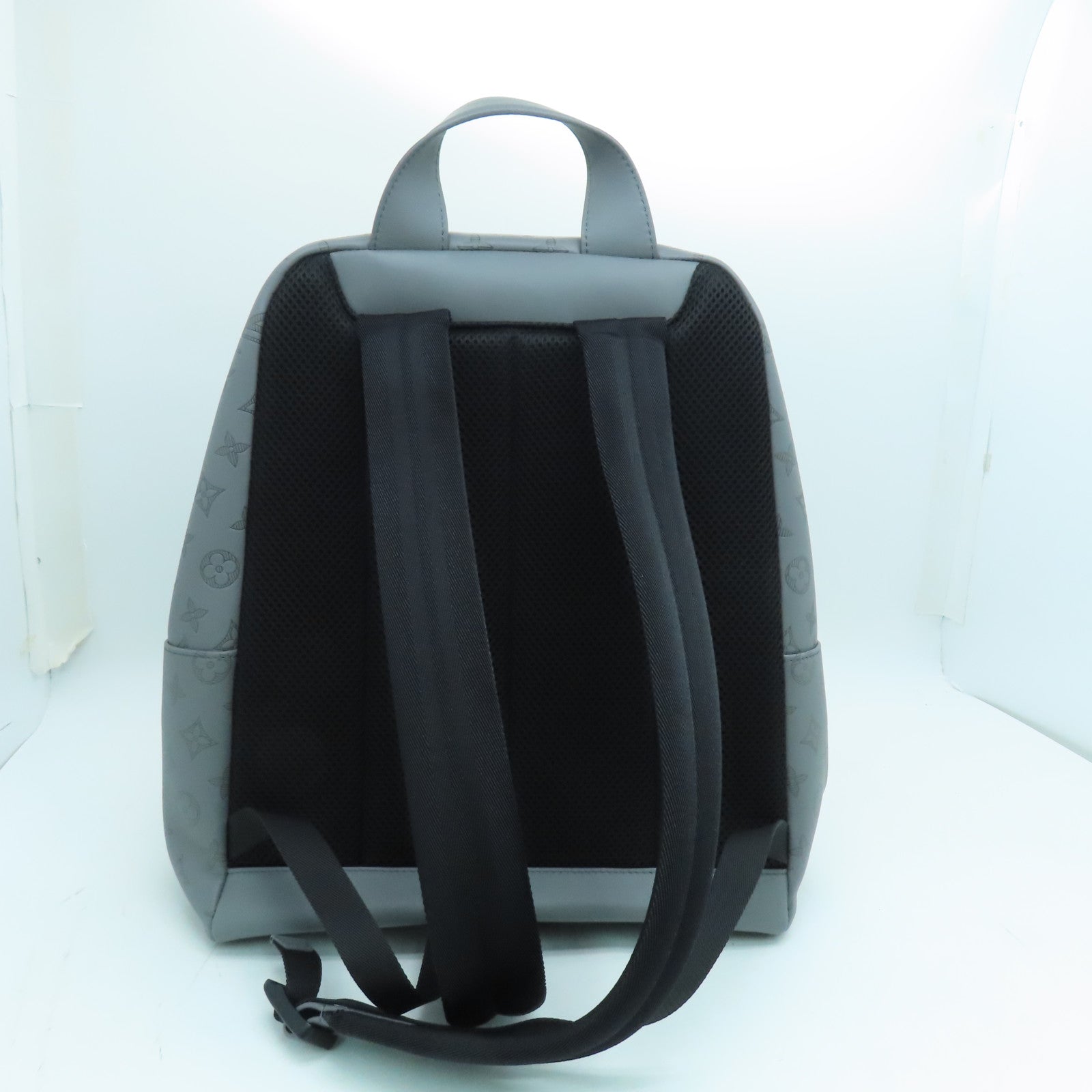 LOUIS VUITTON Monogram Shadow Racer Backpack背包灰色