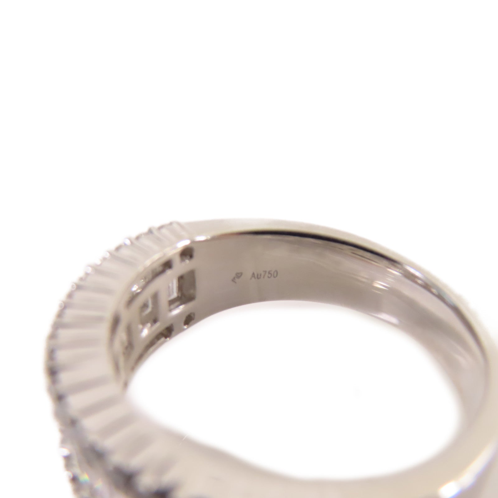 JEWELRY 18K白金/1.21ct/0.55ct鑽石Diamond Ring戒指US#7.5