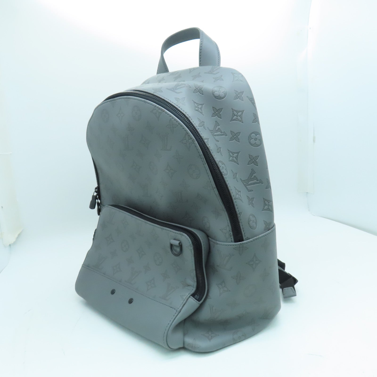 LOUIS VUITTON Monogram Shadow Racer Backpack背包灰色