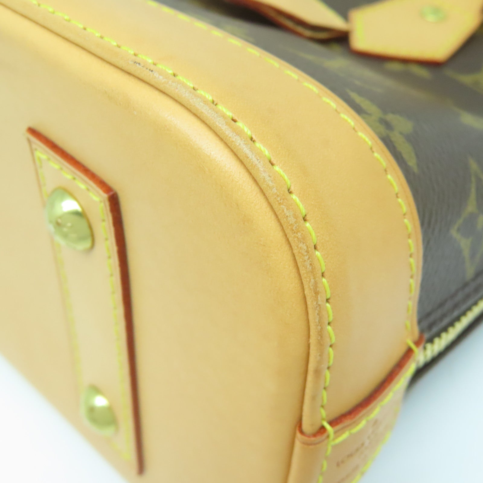 LOUIS VUITTON Monogram Alma BB金扣手挽肩背兩用袋啡色