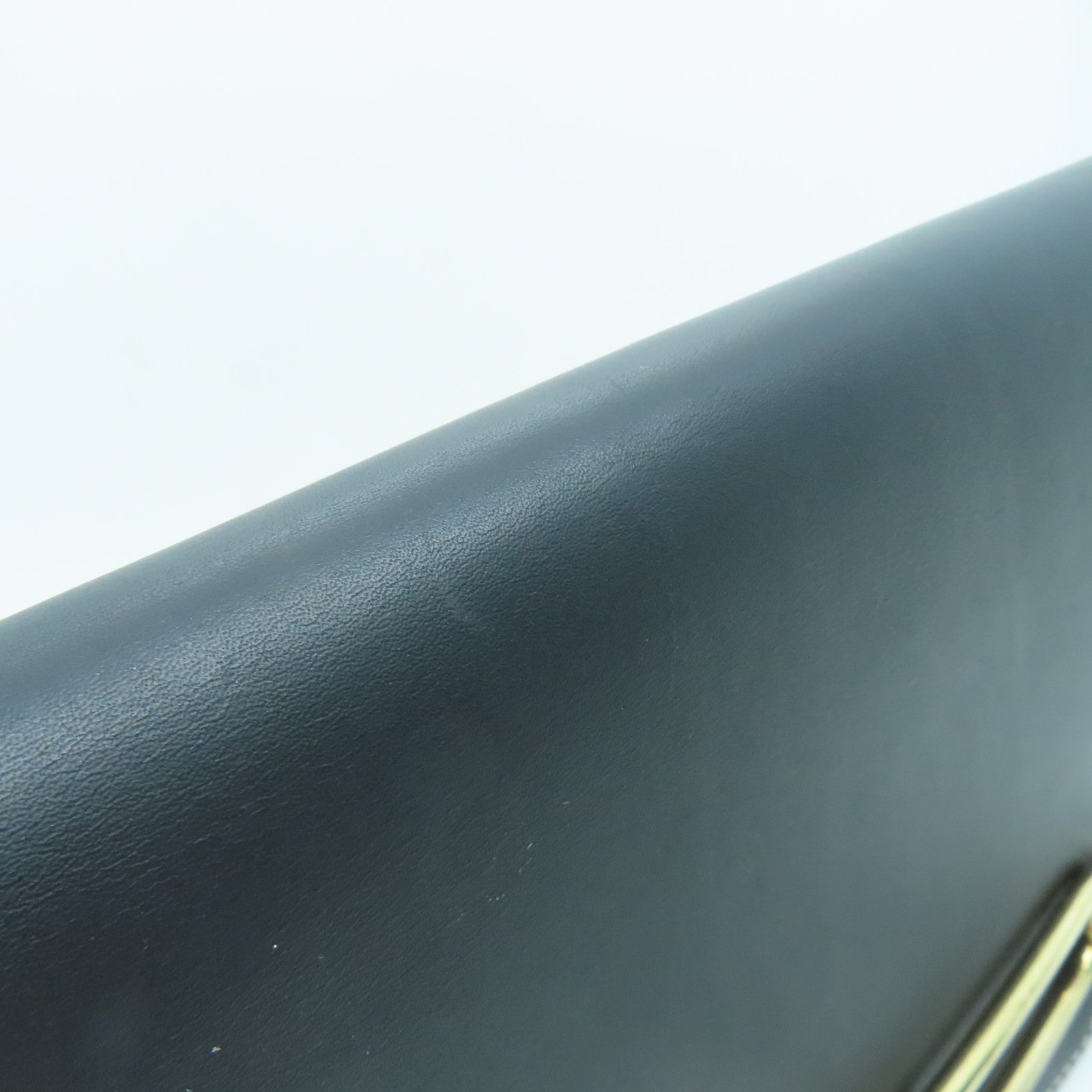 HERMES Sombrero皮革Roulis 23金扣肩背袋黑色
