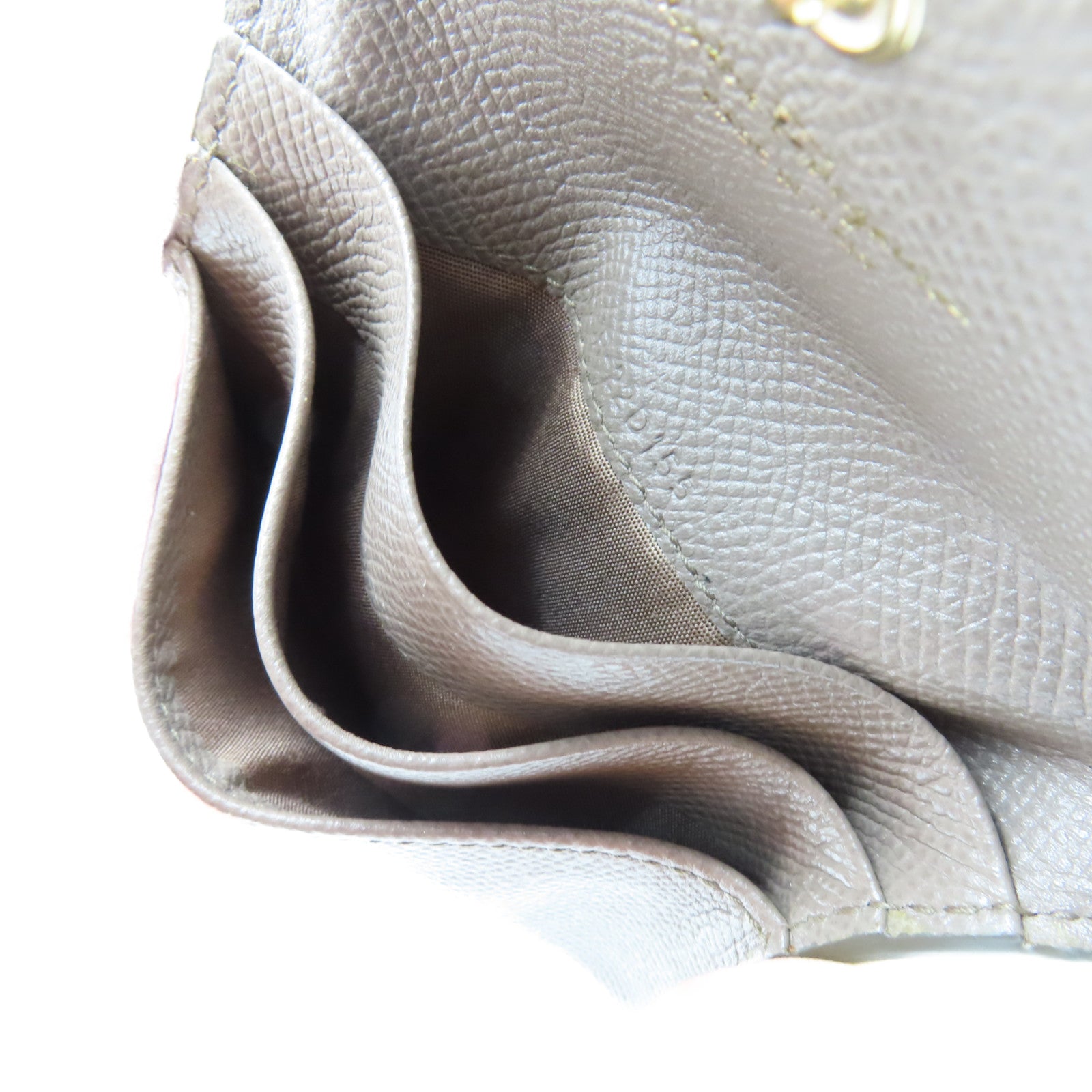 Salvatore Ferragamo 牛皮皮革Card Case金扣卡片套褐色