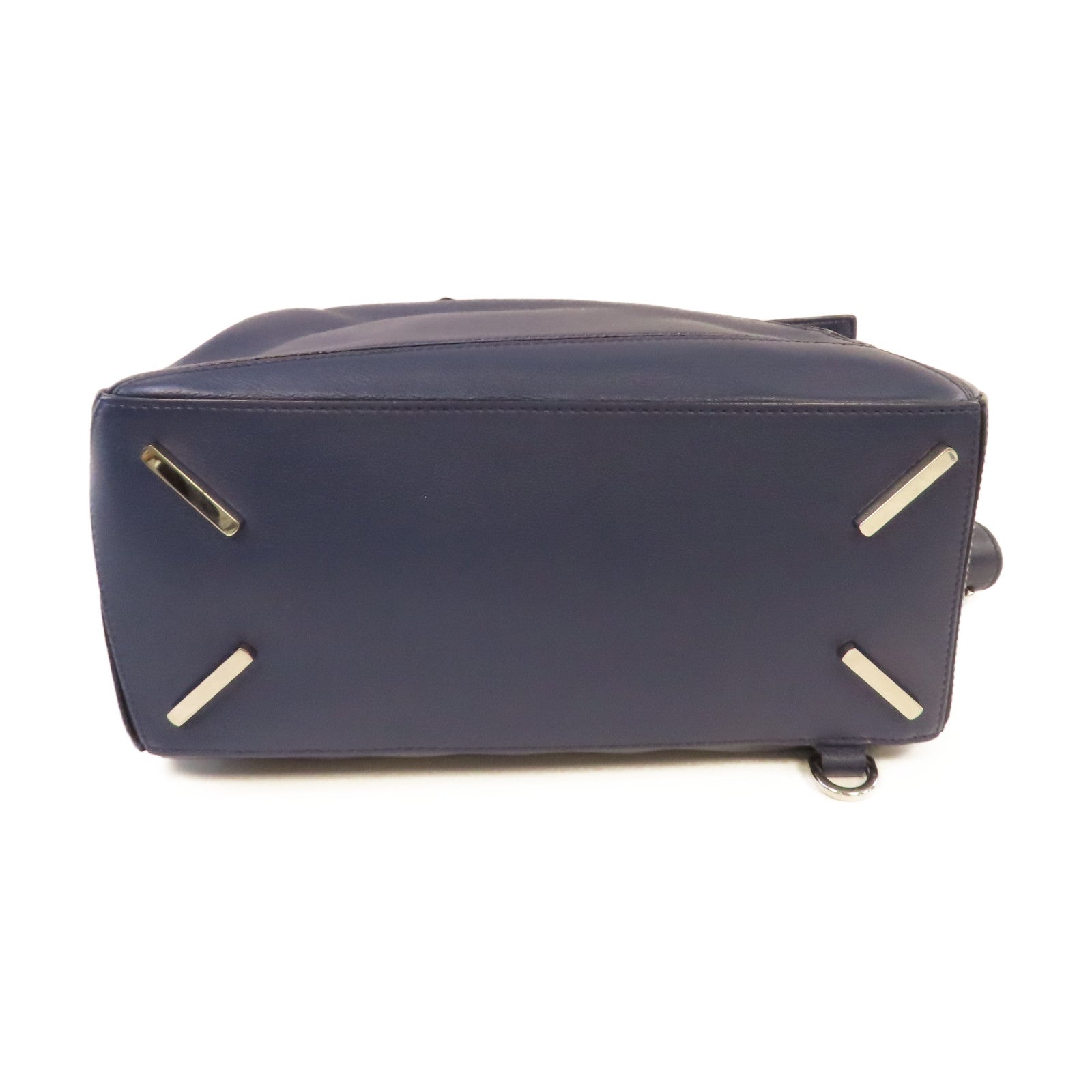 LOEWE 牛皮皮革Puzzle 2Way Shoulder Bag手挽肩背兩用袋藍色
