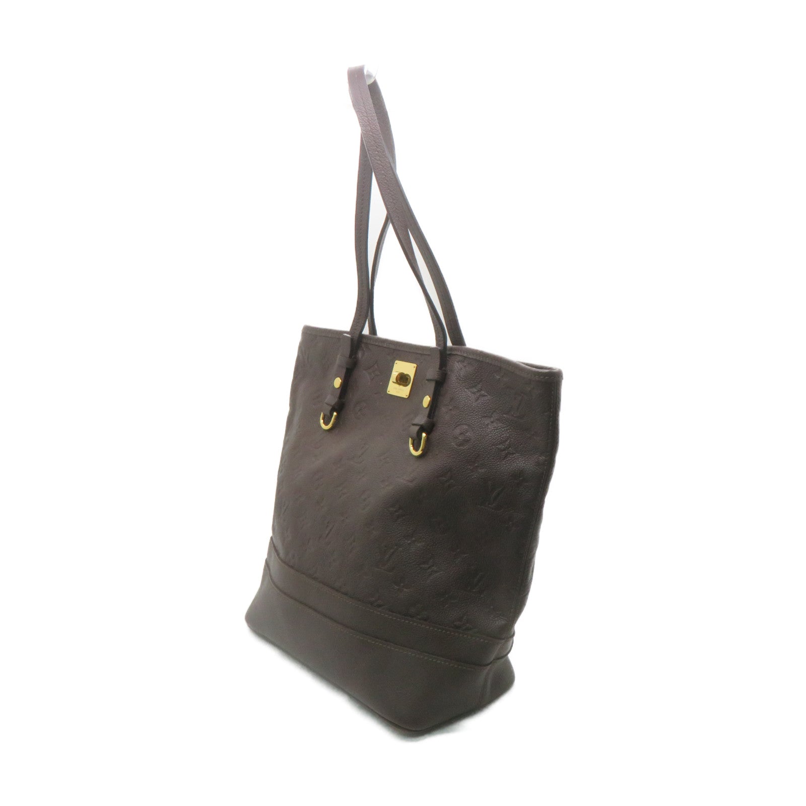LOUIS VUITTON 【激減優惠】Monogram Empreinte Citadina PM Shoulder Bag金扣肩背袋啡色