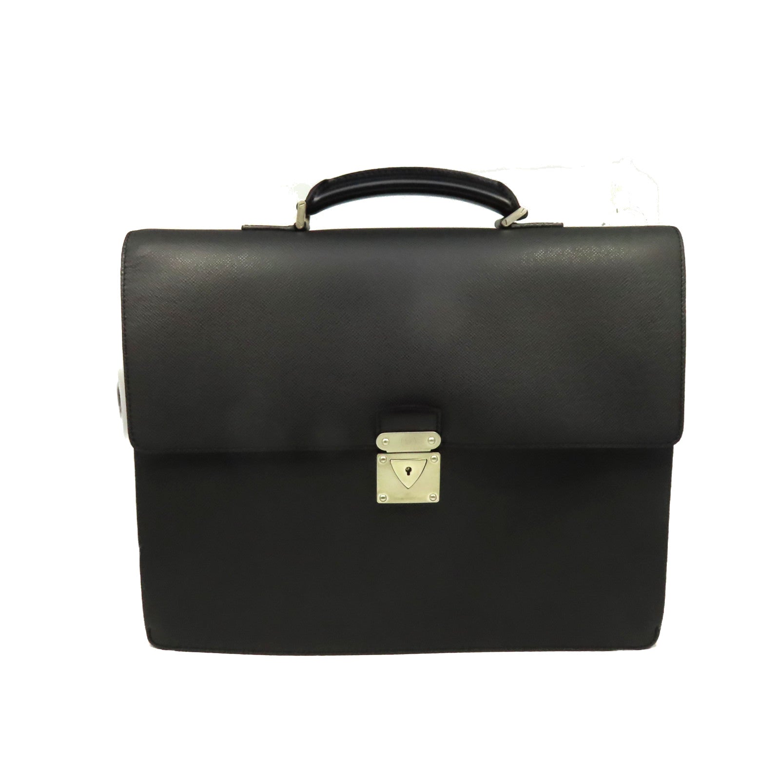 LOUIS VUITTON Taiga Robusto 2 Business Bag銀扣公事袋黑色