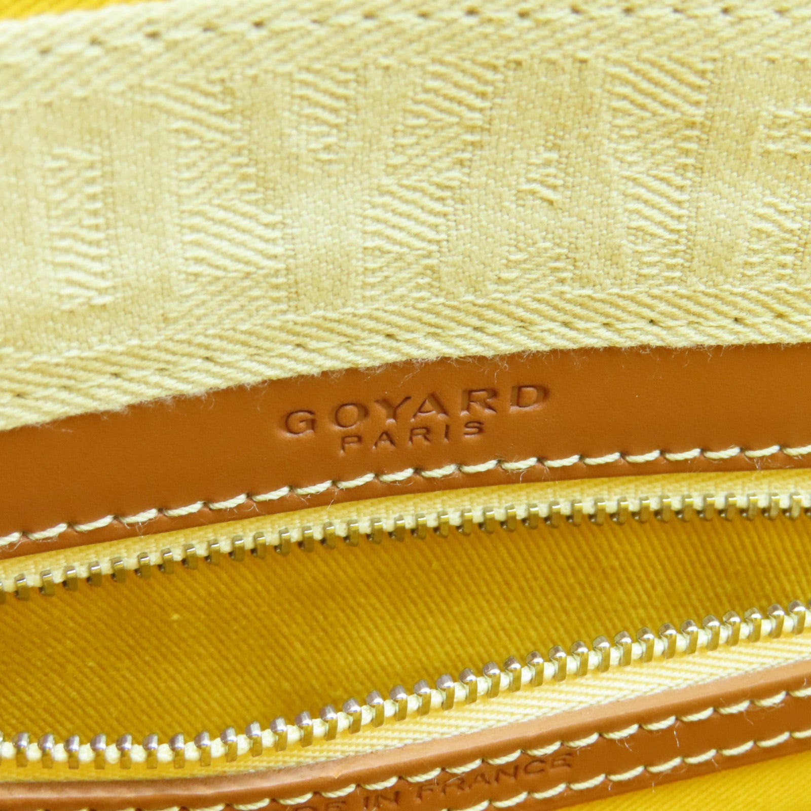 GOYARD 涂层帆布Vendome银扣手挽袋黑色/啡色