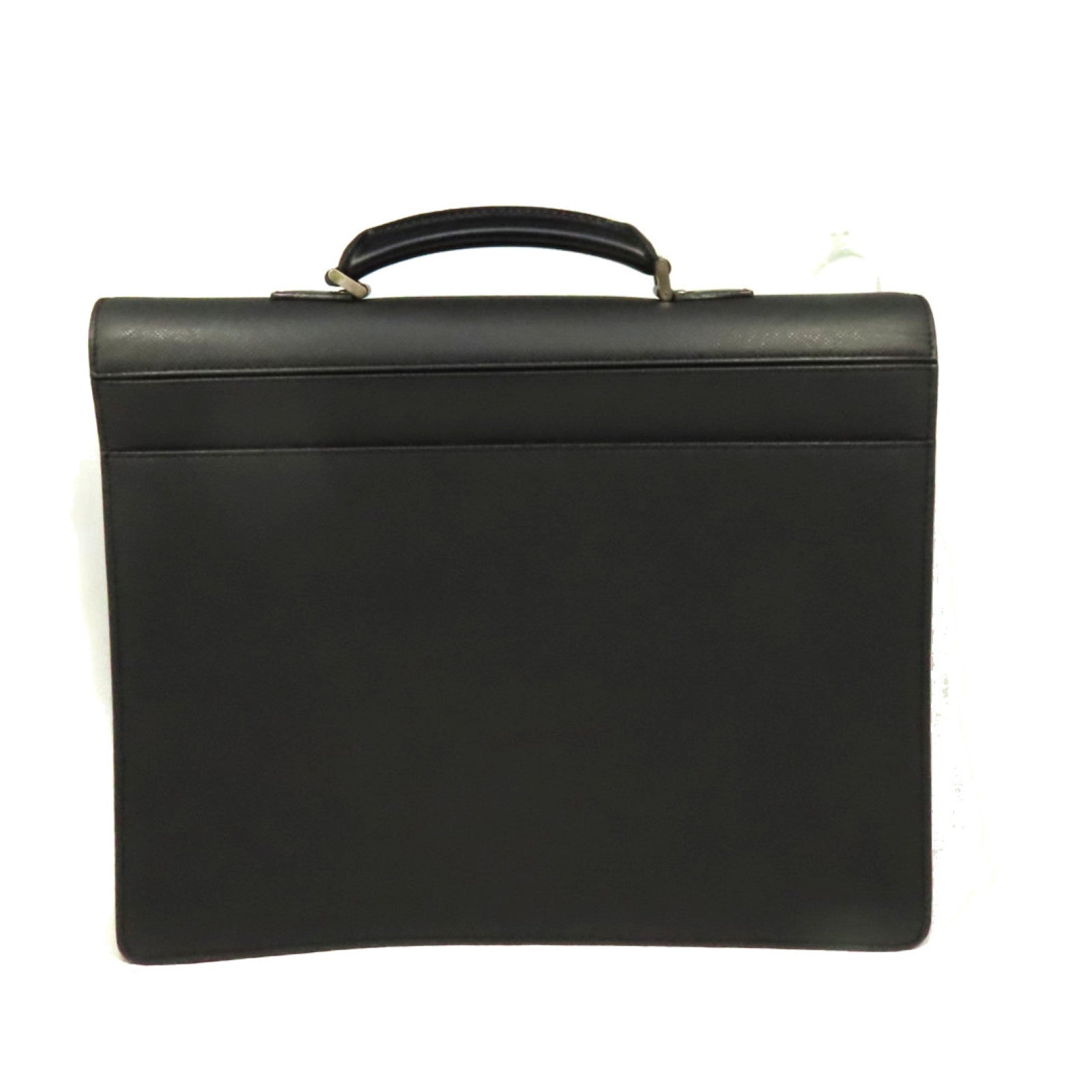 LOUIS VUITTON Taiga Robusto 2 Business Bag銀扣公事袋黑色