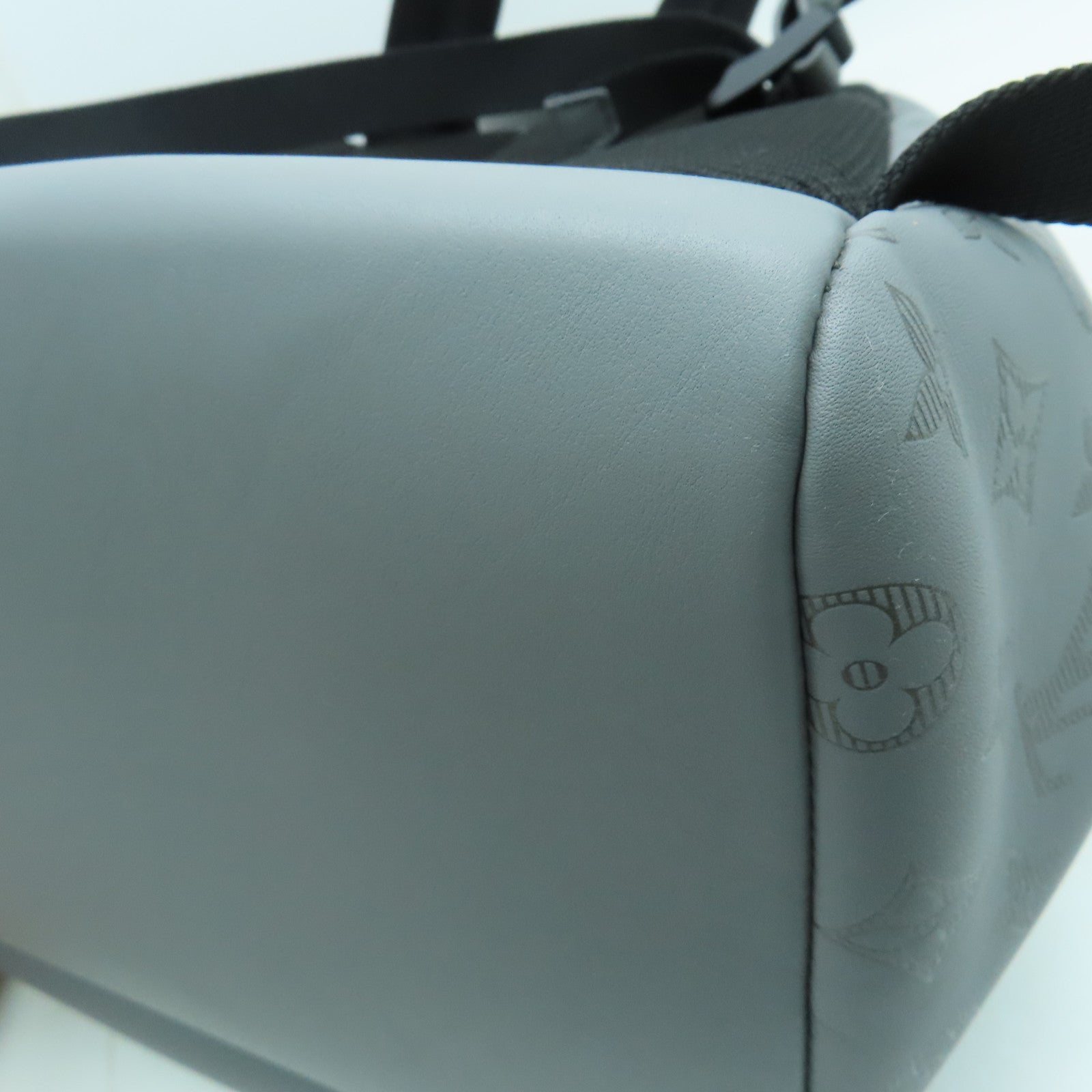 LOUIS VUITTON Monogram Shadow Racer Backpack背包灰色