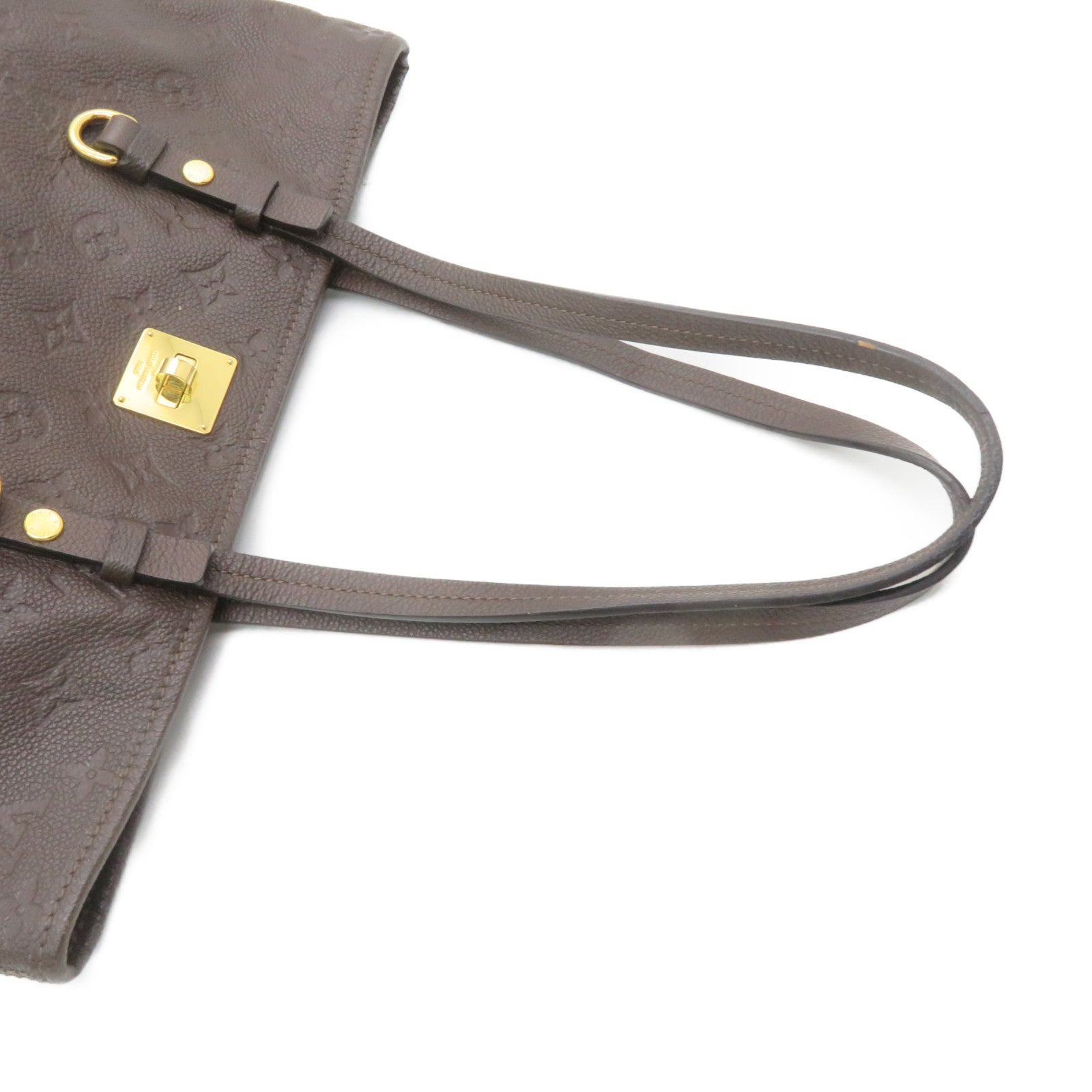 LOUIS VUITTON 【激減優惠】Monogram Empreinte Citadina PM Shoulder Bag金扣肩背袋啡色