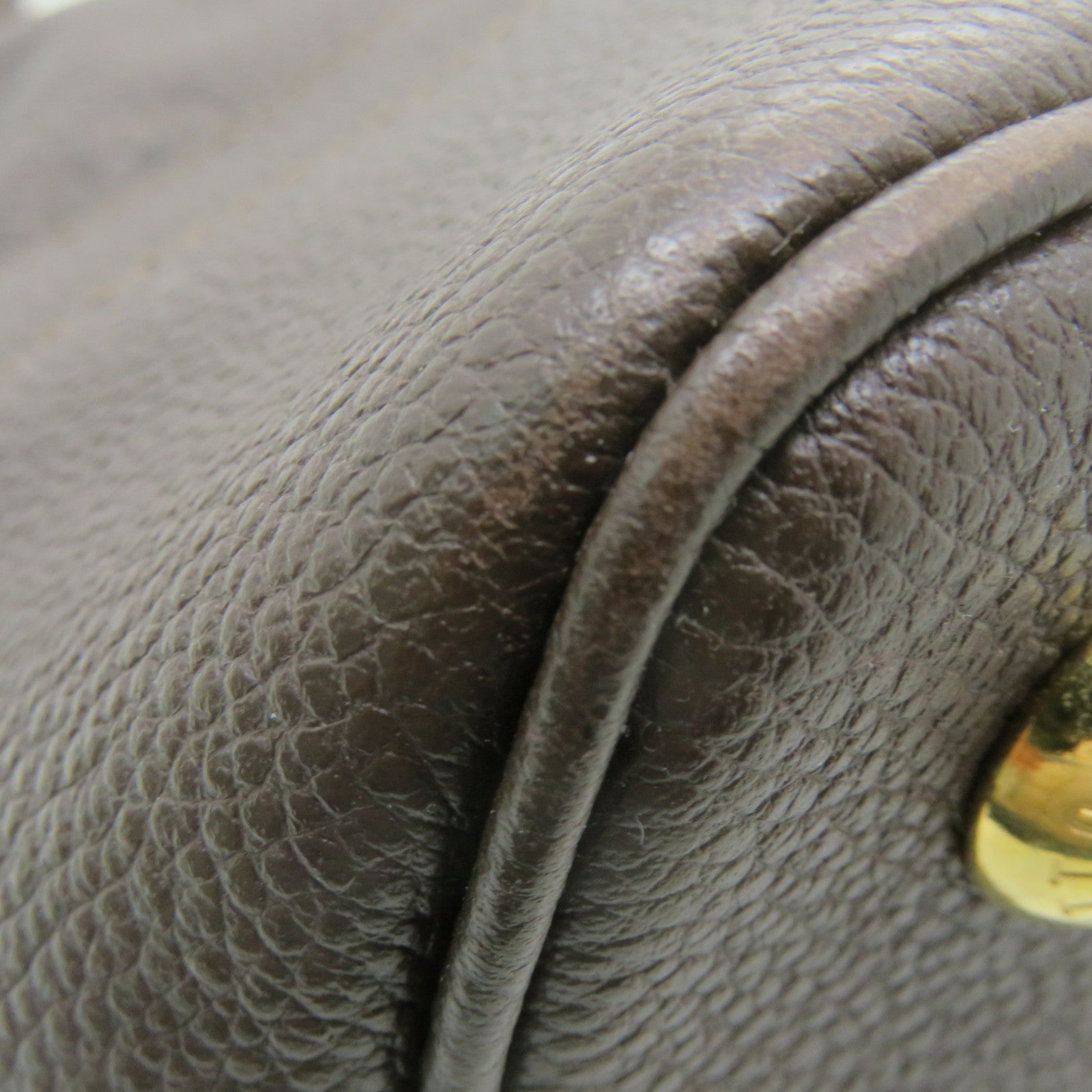 LOUIS VUITTON 【激減優惠】Monogram Empreinte Citadina PM Shoulder Bag金扣肩背袋啡色