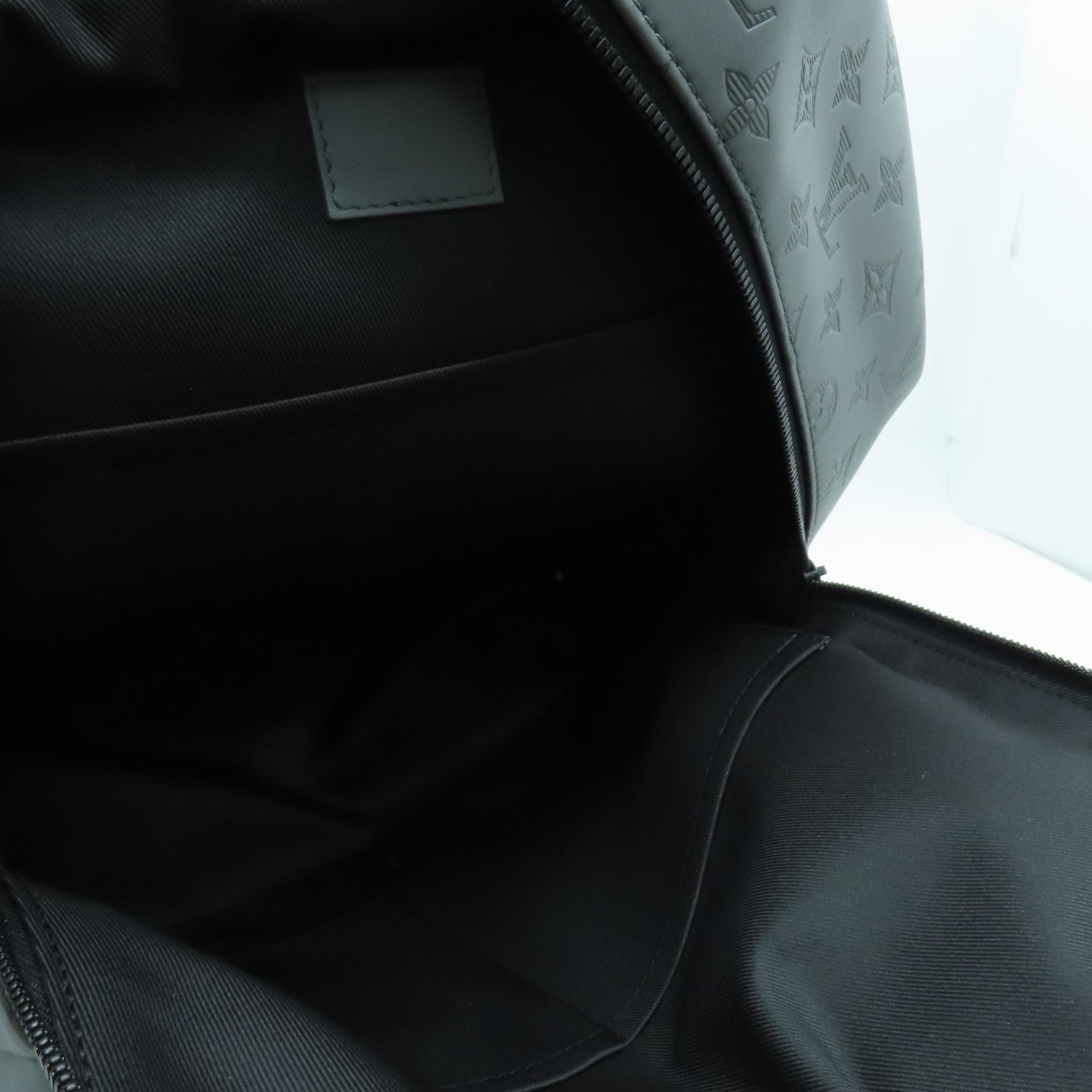 LOUIS VUITTON Monogram Shadow Racer Backpack背包灰色