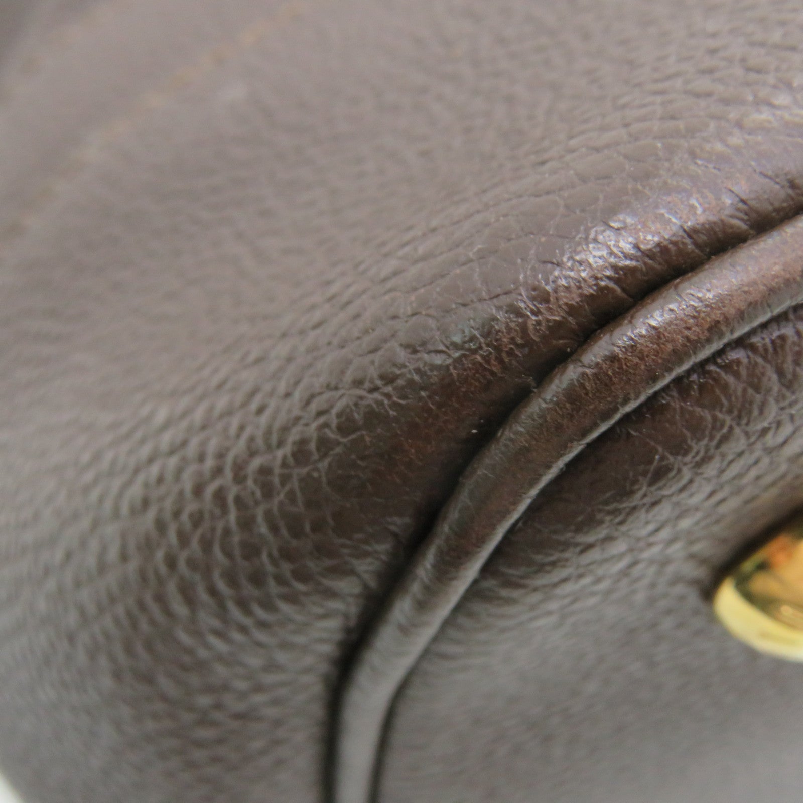 LOUIS VUITTON 【激減優惠】Monogram Empreinte Citadina PM Shoulder Bag金扣肩背袋啡色