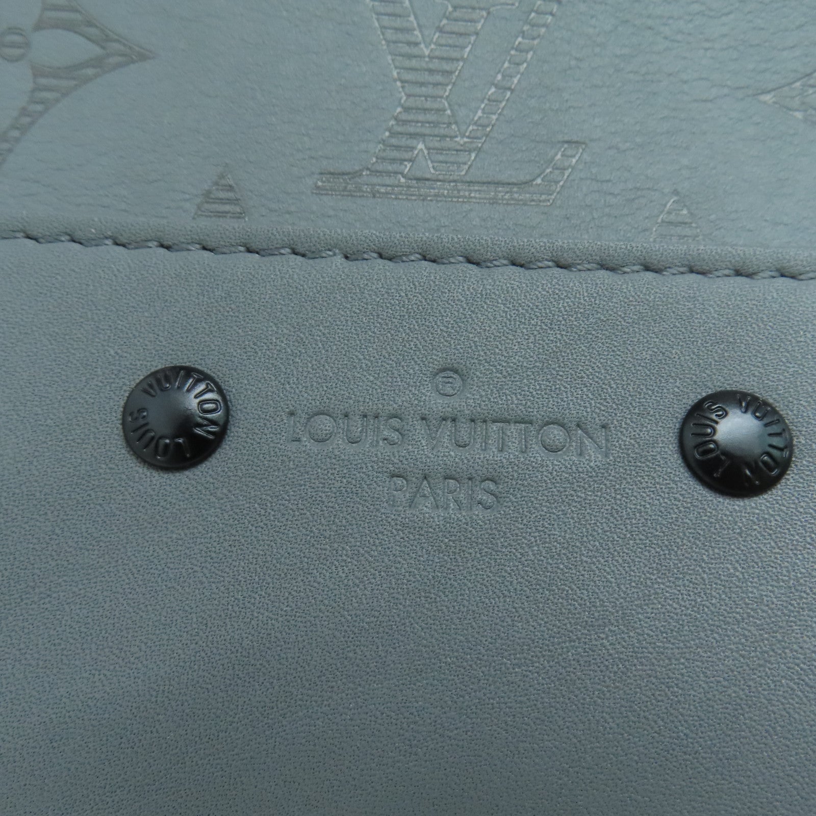 LOUIS VUITTON Monogram Shadow Racer Backpack背包灰色