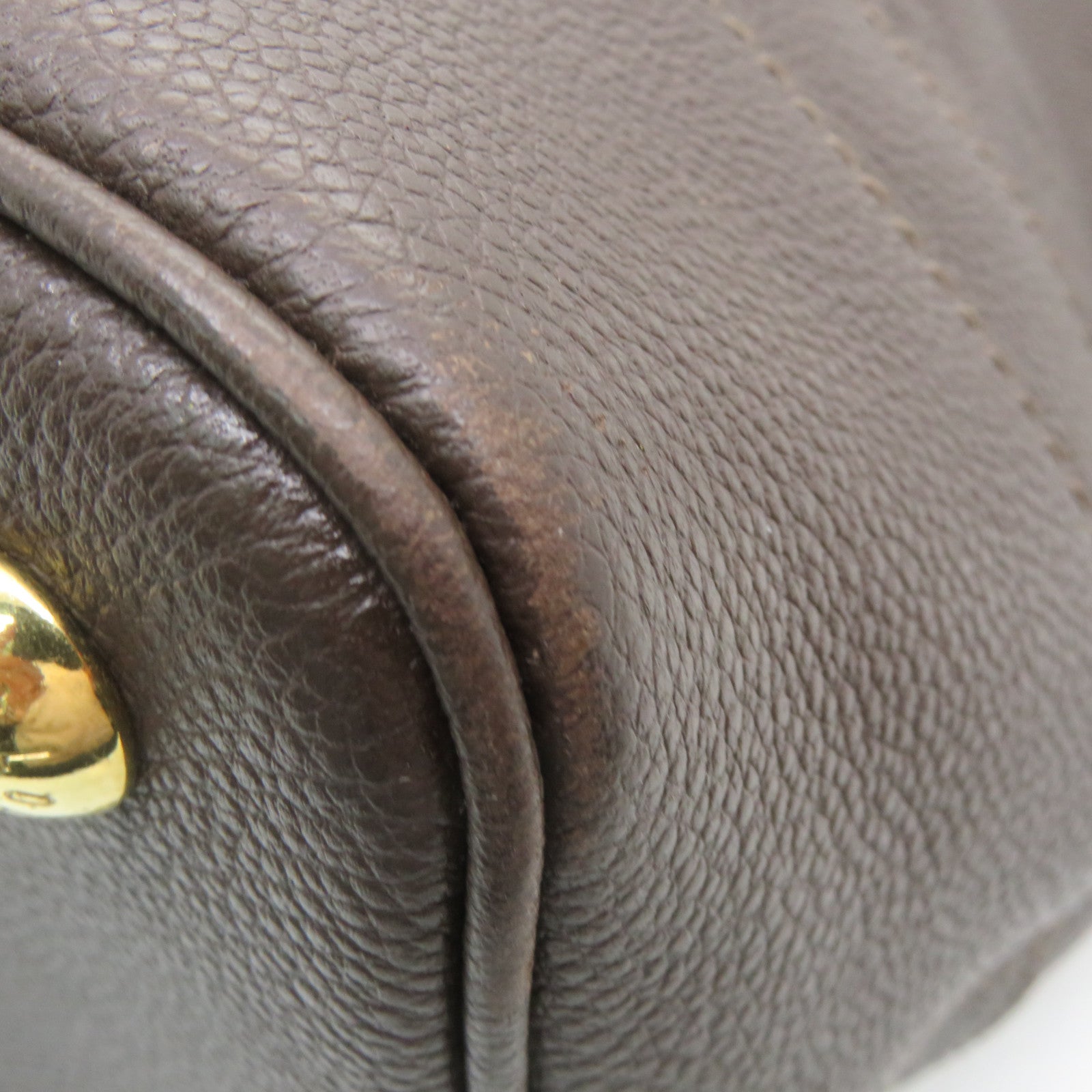 LOUIS VUITTON 【激減優惠】Monogram Empreinte Citadina PM Shoulder Bag金扣肩背袋啡色