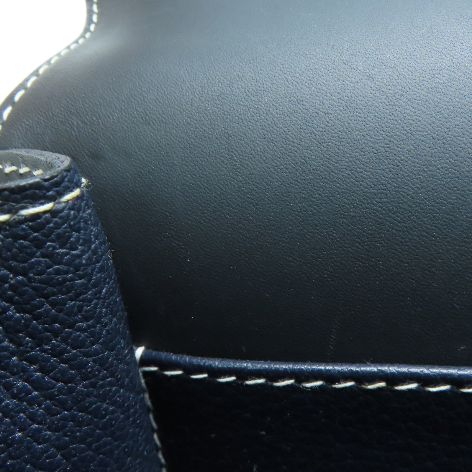 HERMES Sombrero皮革Roulis 23金扣肩背袋黑色
