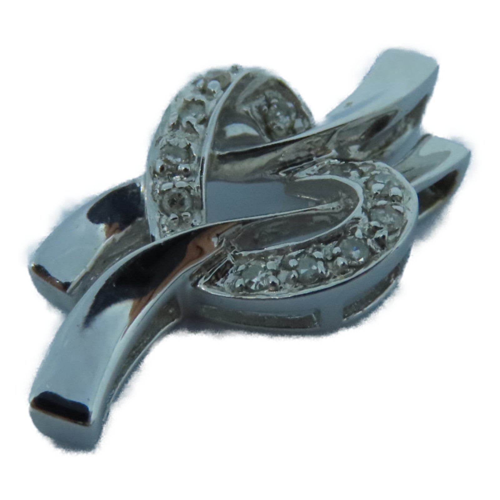 JEWELRY 18K白金Diamond Pendant钻石吊坠