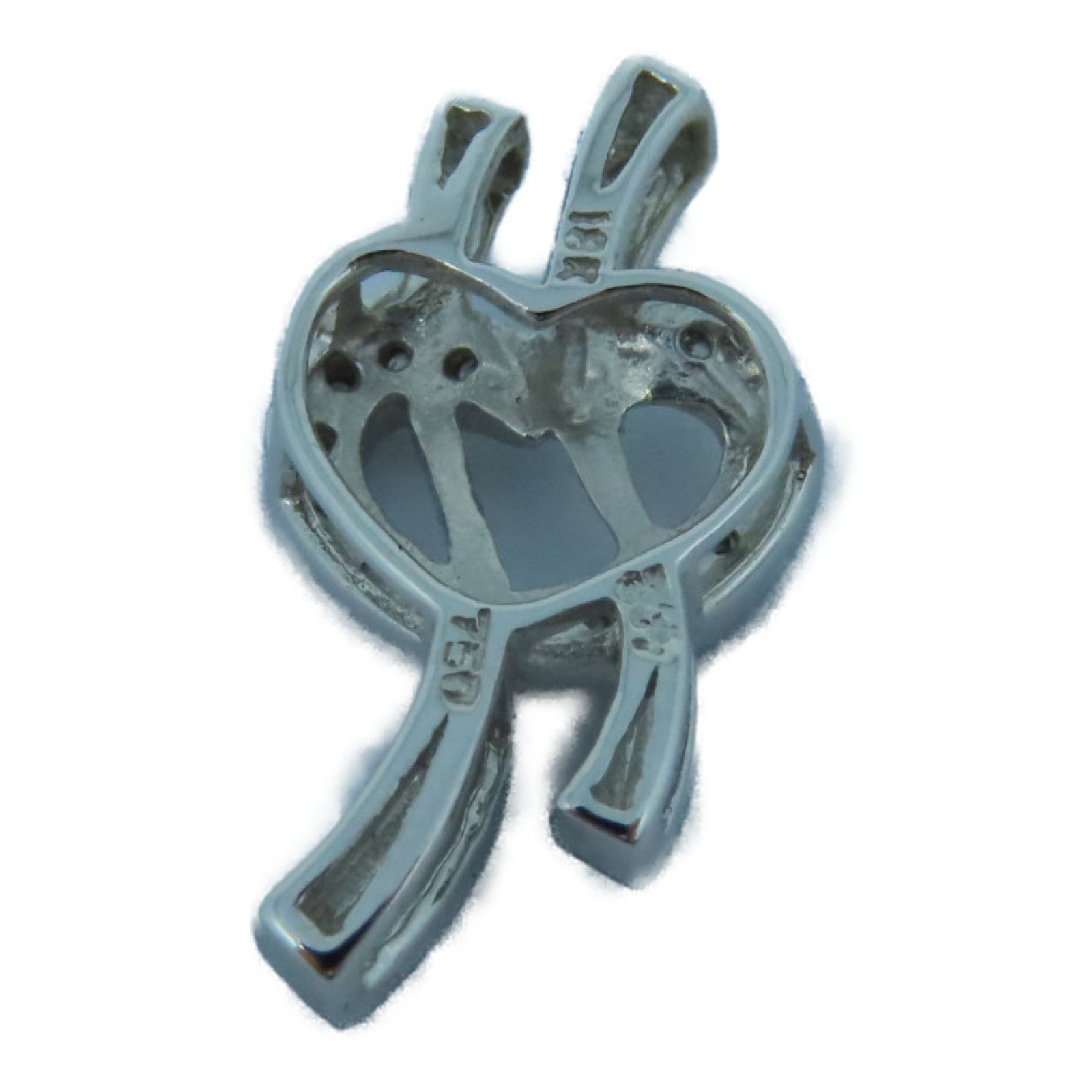 JEWELRY 18K白金Diamond Pendant钻石吊坠