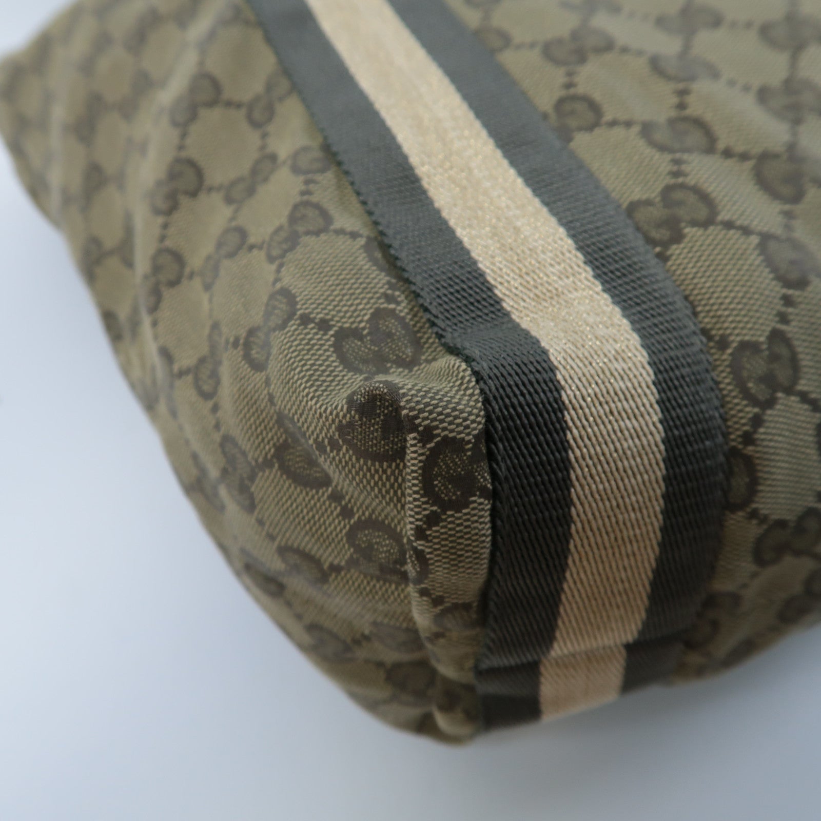 GUCCI 帆布Shoulder Bag肩背袋綠色