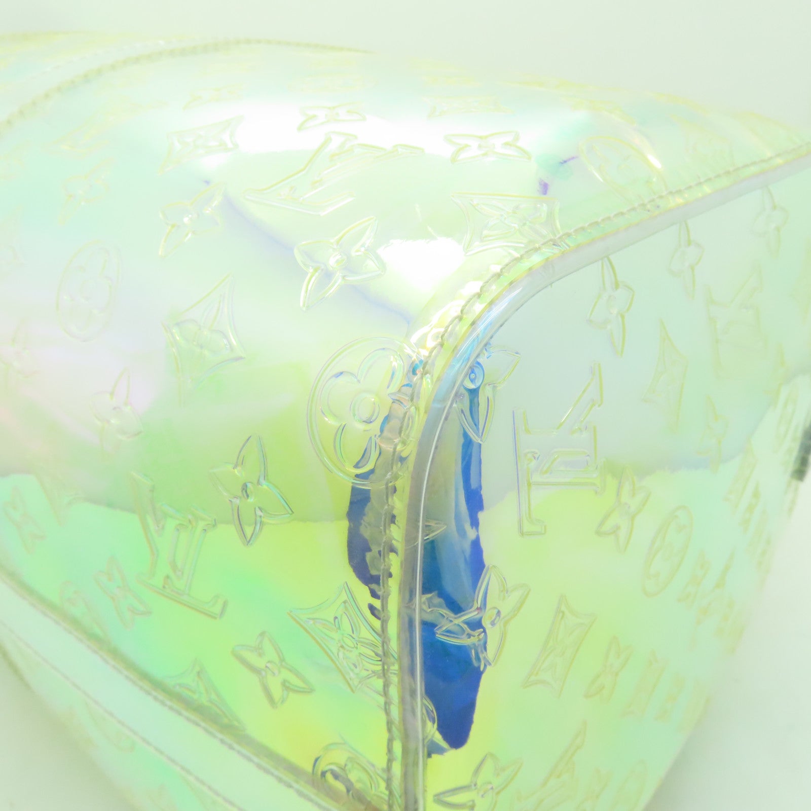 LOUIS VUITTON 【激減優惠】Monogram Prism Keepall 50 Bandouliere金扣波士頓包虹彩色