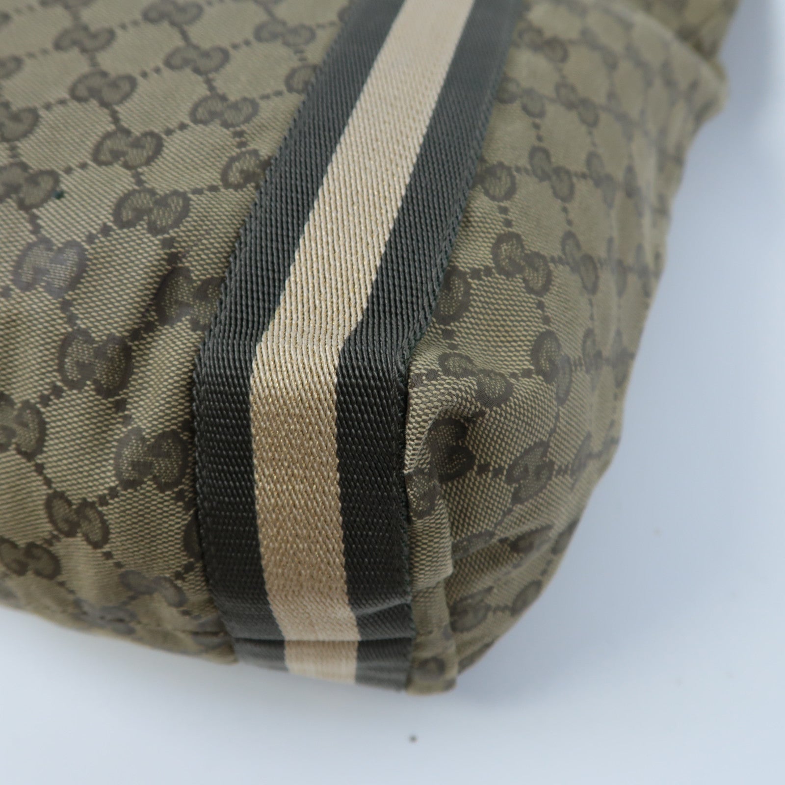 GUCCI 帆布Shoulder Bag肩背袋綠色