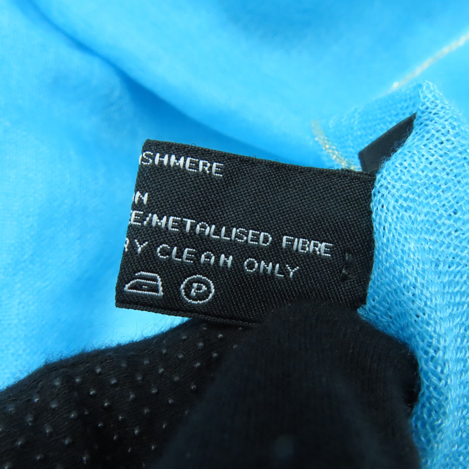 CHANEL Cashmere Stole披肩浅蓝色