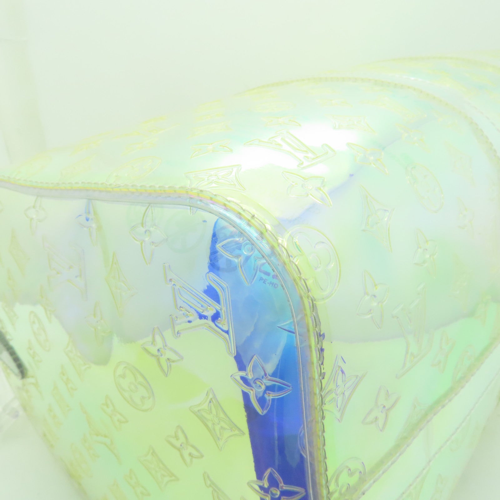 LOUIS VUITTON 【激減優惠】Monogram Prism Keepall 50 Bandouliere金扣波士頓包虹彩色