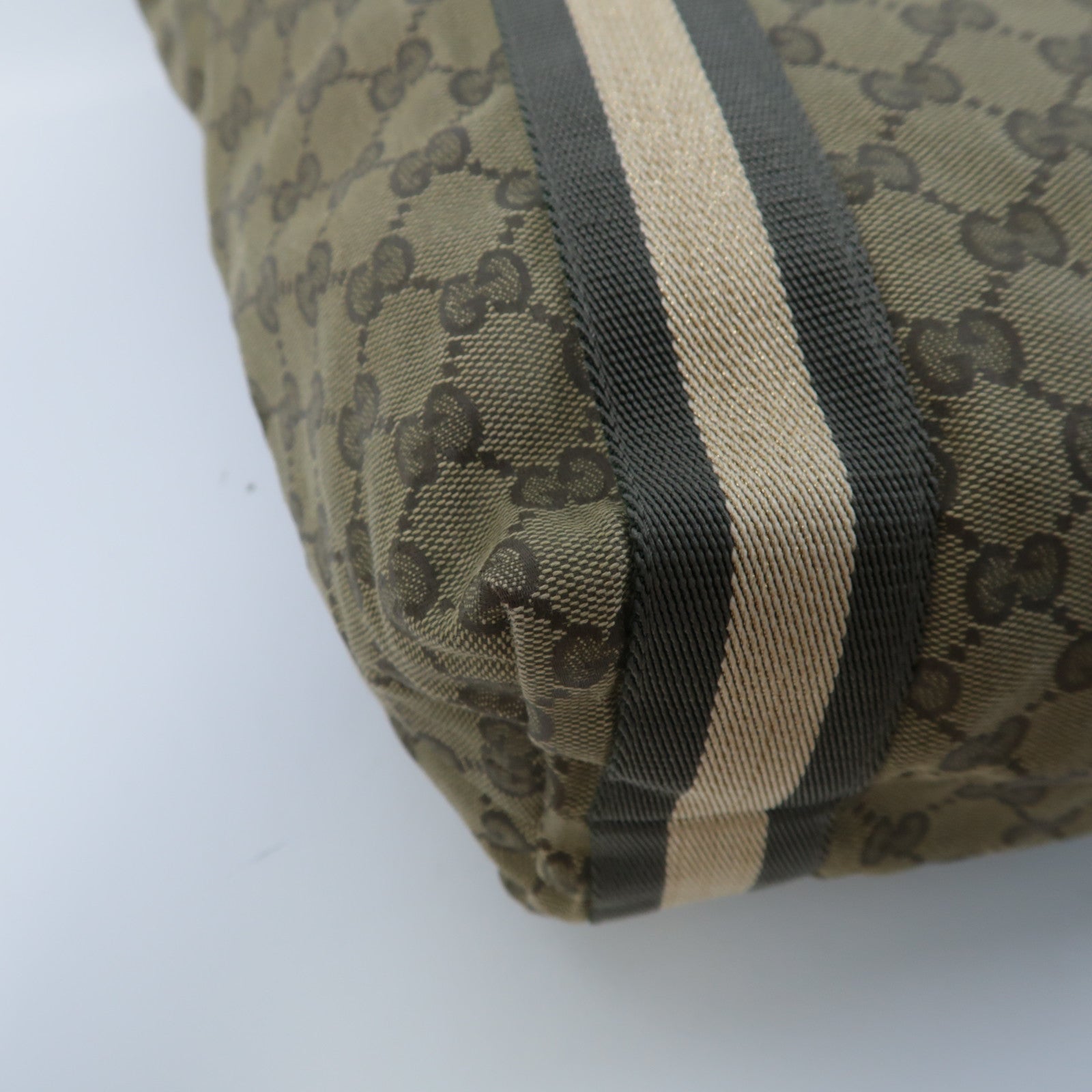 GUCCI 帆布Shoulder Bag肩背袋綠色