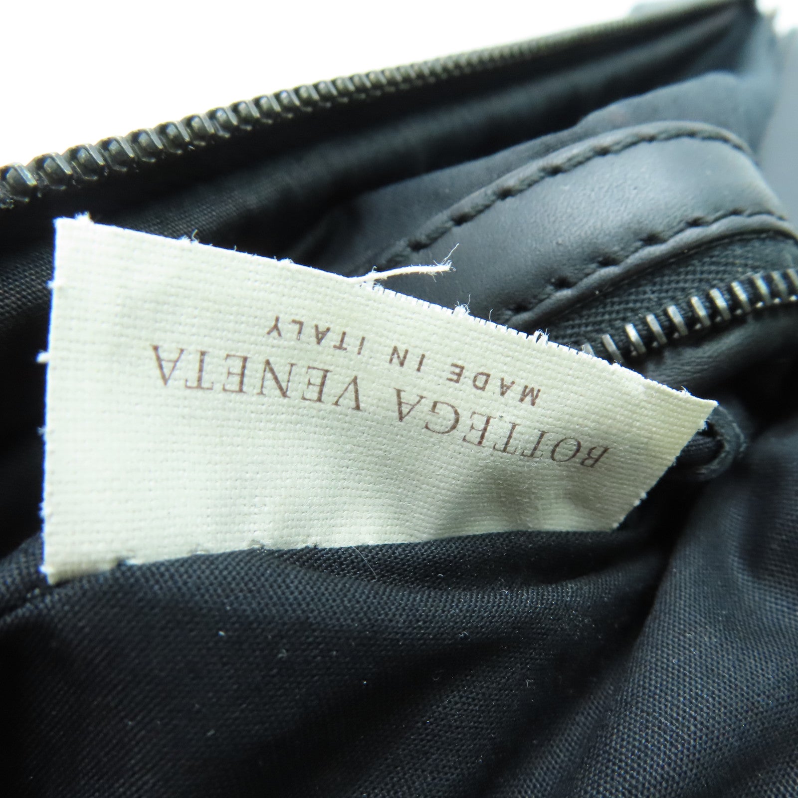 BOTTEGA VENETA Cowhide Leather Boston Bag Handle Bag Black