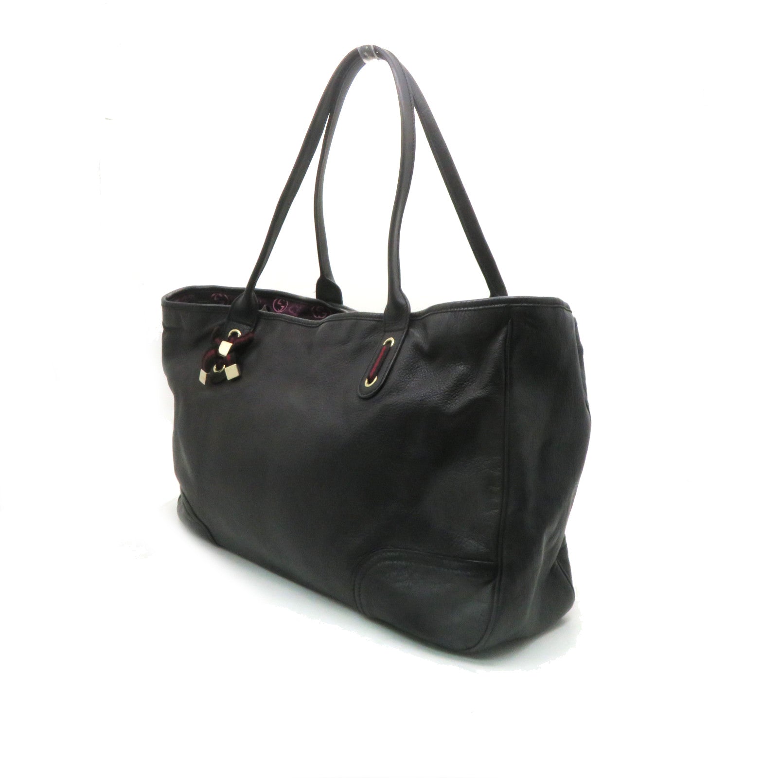 GUCCI 牛皮皮革Shoulder Bag肩背袋黑色