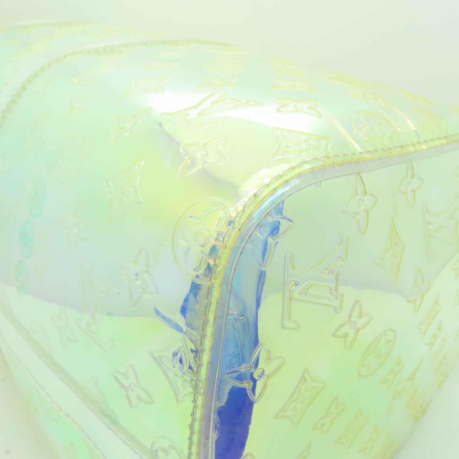 LOUIS VUITTON 【激減優惠】Monogram Prism Keepall 50 Bandouliere金扣波士頓包虹彩色