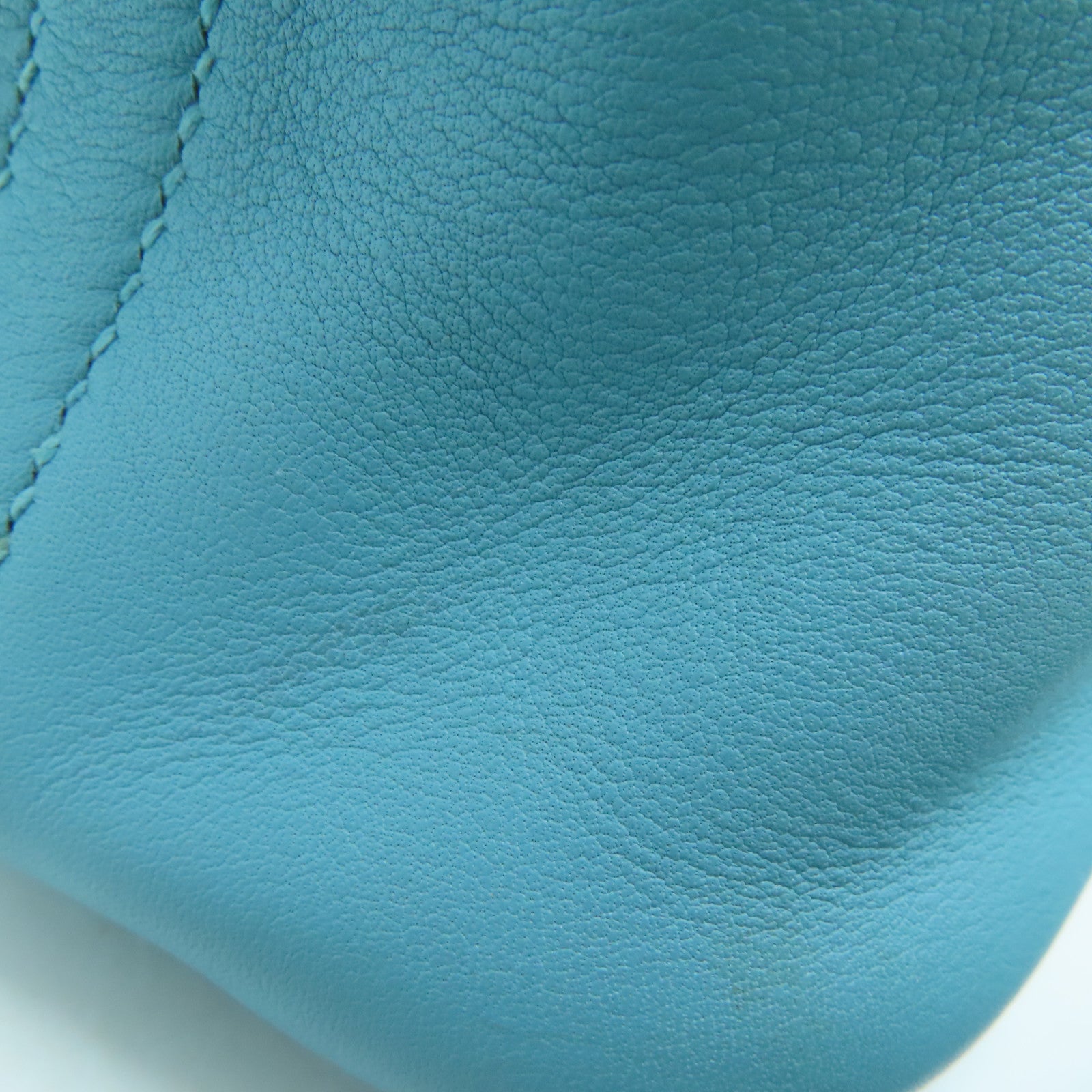 HERMES Swift皮革Bolide 27銀扣手挽肩背兩用袋蒂芬尼藍