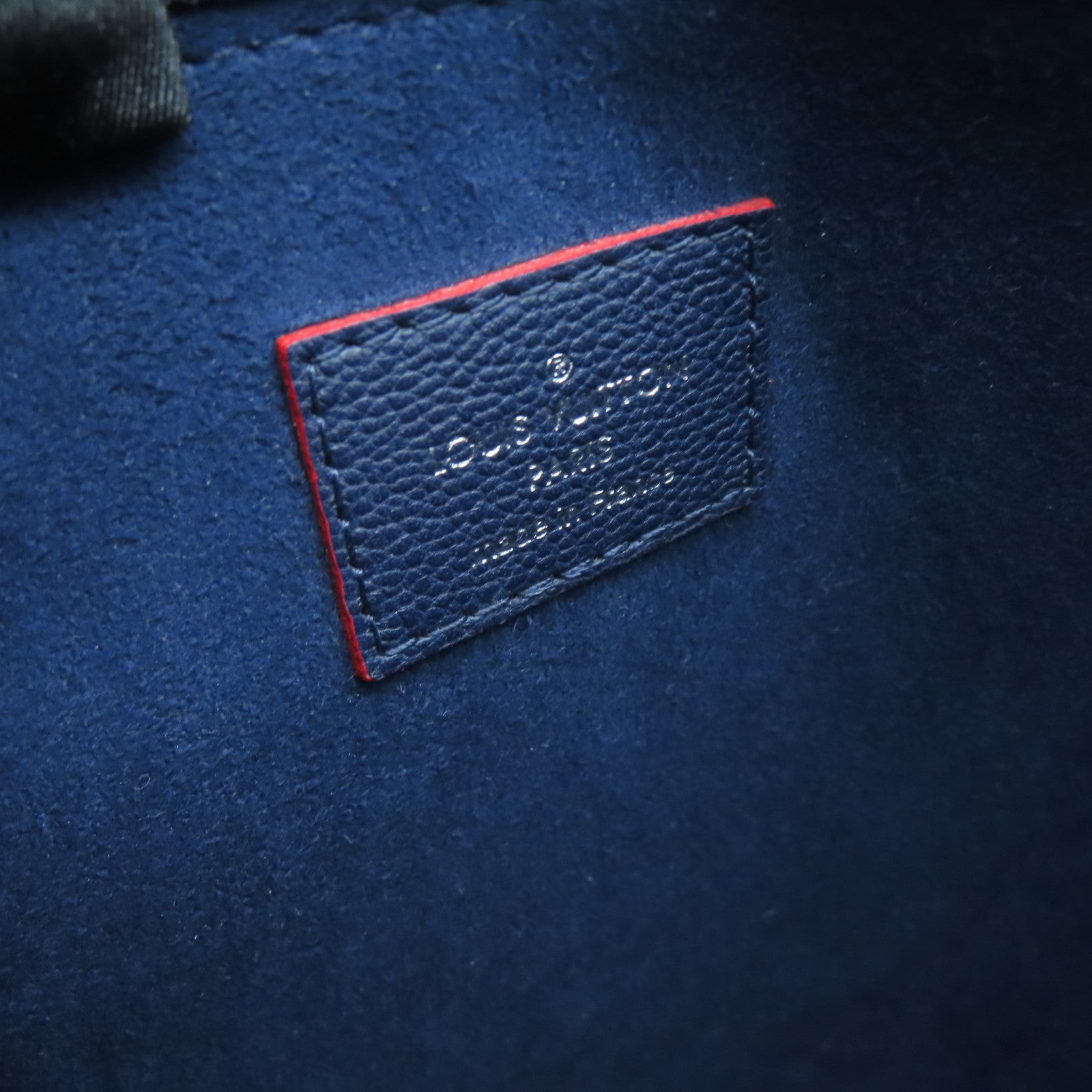LOUIS VUITTON Epi Twist銀扣手挽肩背兩用袋藍色