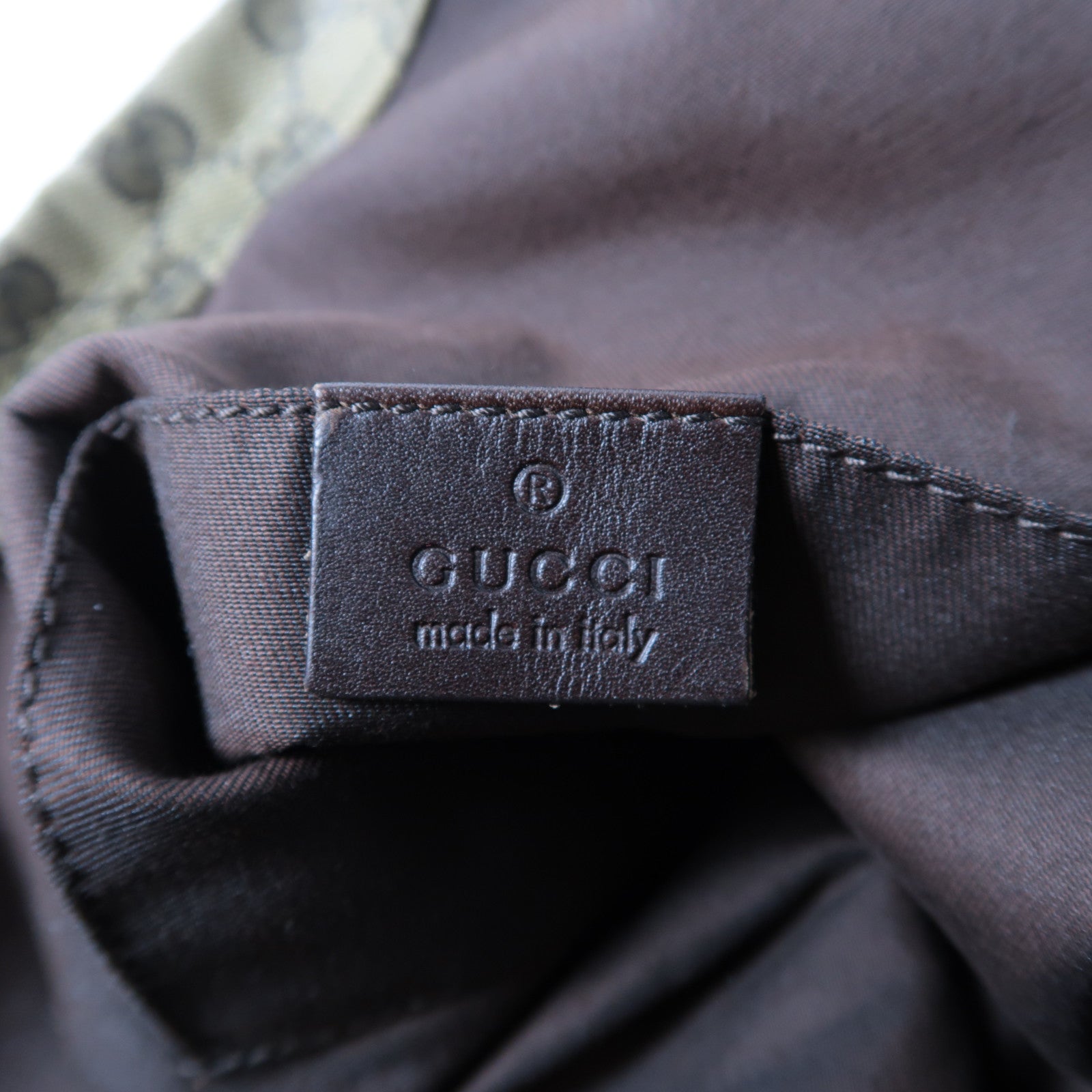 GUCCI 帆布Shoulder Bag肩背袋綠色