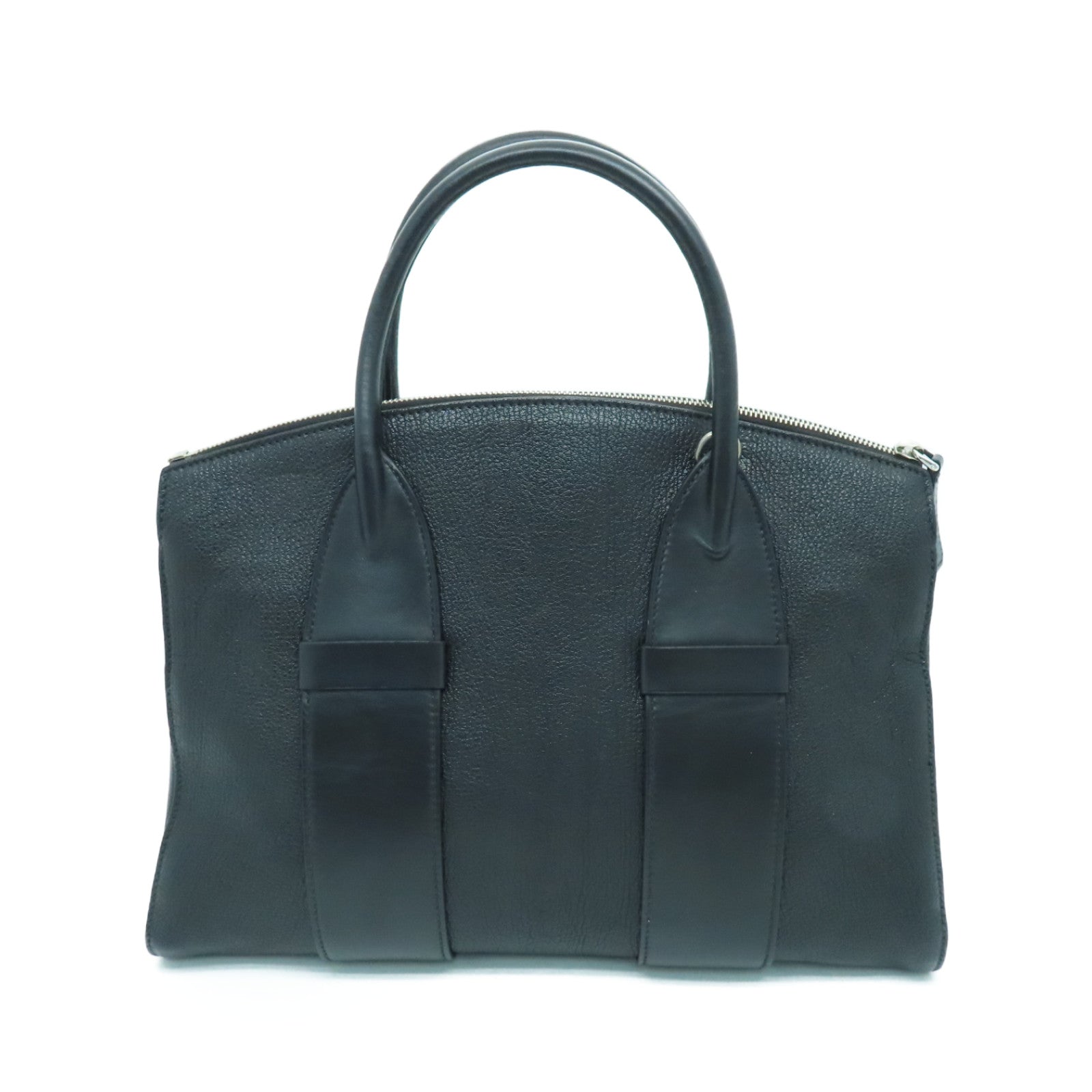Miu Miu 牛皮皮革2way Shoulder Bag银扣手挽肩背两用袋黑色