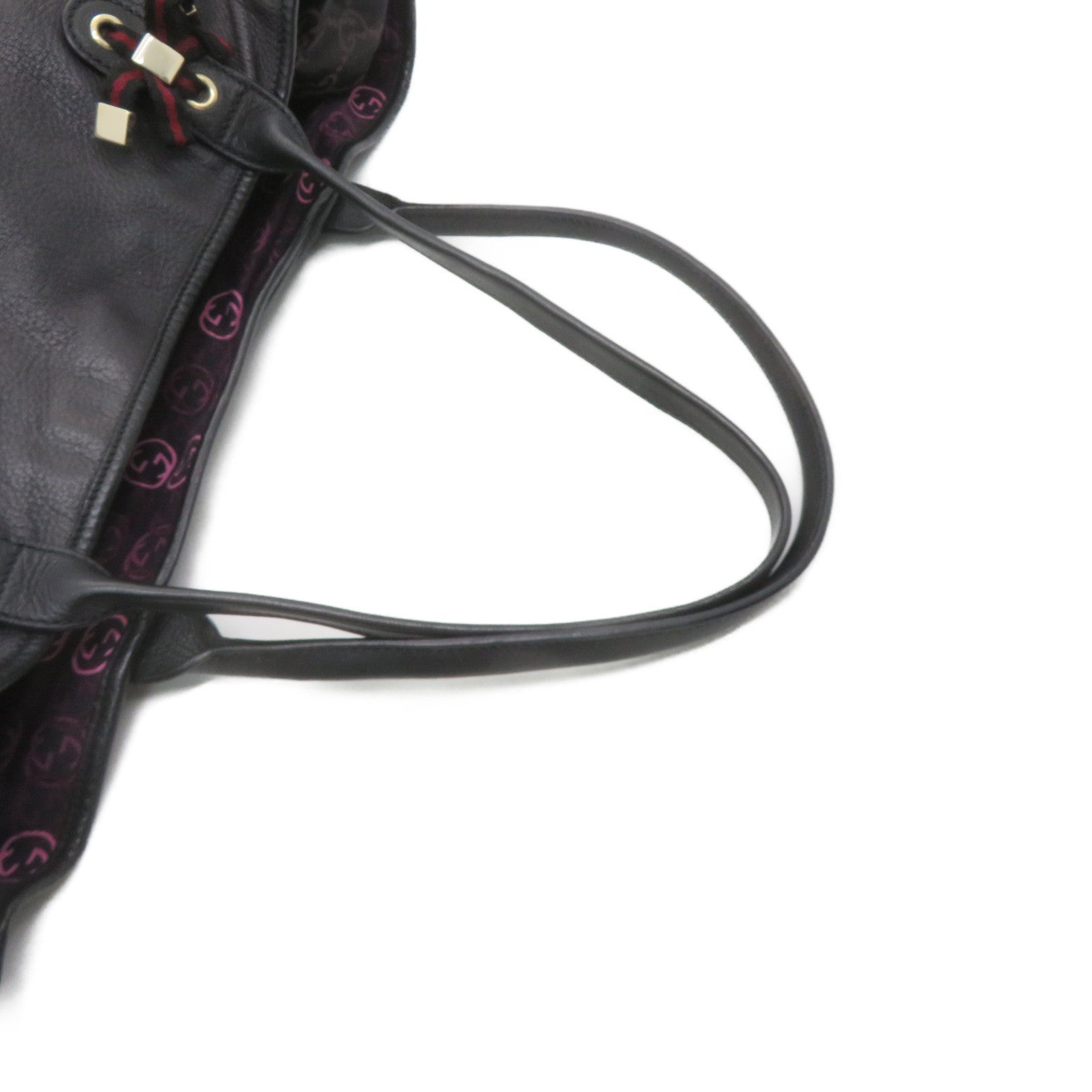 GUCCI 牛皮皮革Shoulder Bag肩背袋黑色