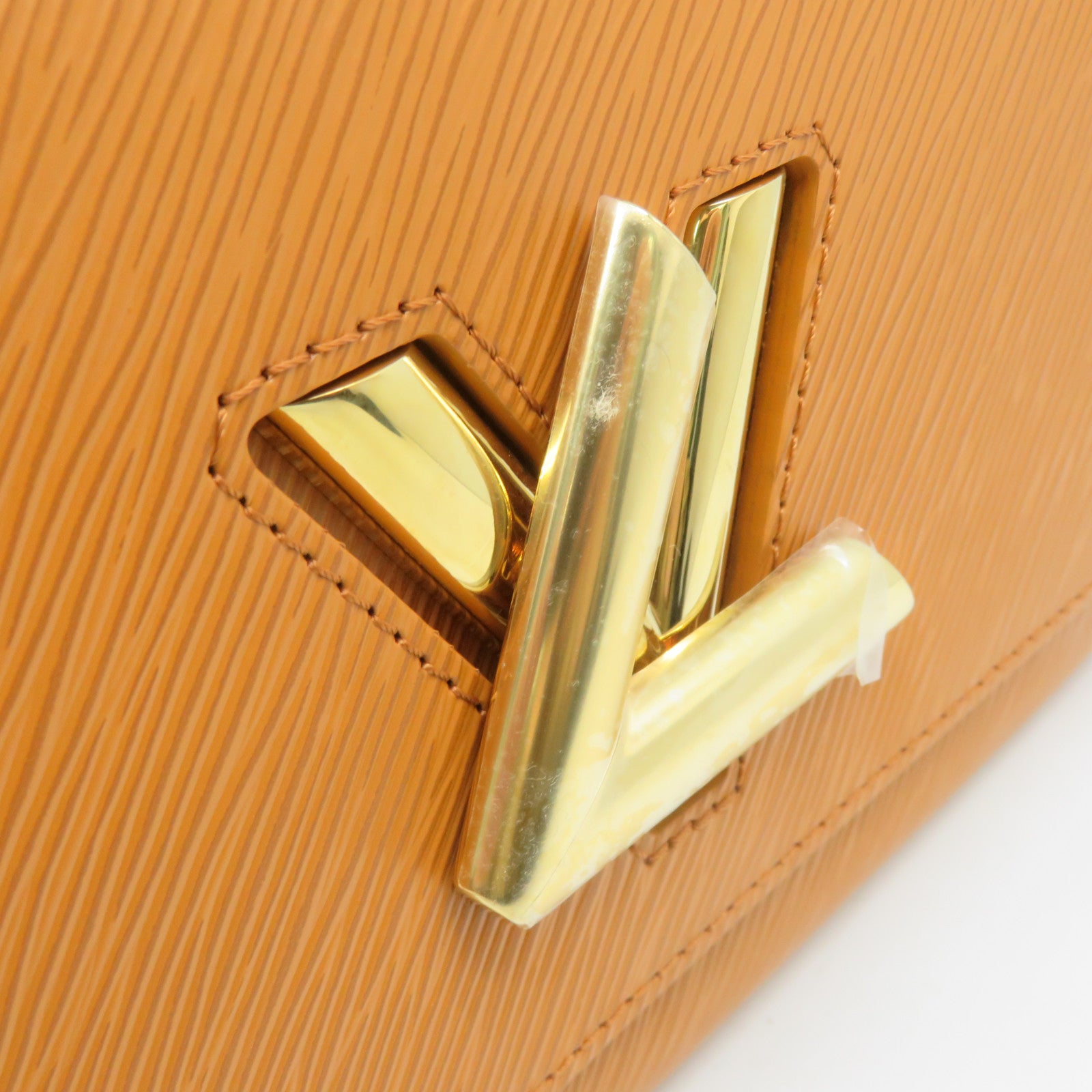 LOUIS VUITTON 【激減優惠】Epi Twist MM Shoulder Bag金扣鏈帶肩背袋黃色